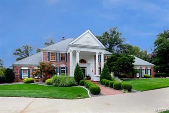 You simply can not beat this location! Fifteen minutes from anywhere in St. Louis and right across the street from the spectacular 30-acre Longview Farm Park! You'll be instantly captivated by this regal residence, nestled on 1.31 acres in the heart of T&C where the King of Custard, Ted Drewes made his home. Lushly landscaped approach welcomes guests to the grandest of entries. Pristine & beautifully appointed w/such features as a graceful foyer, rich & warm gentleman’s den w/box-beam ceiling opposite attractive dining room. Great room floor-to-ceiling wall of windows affords dazzling views throughout the seasons. In summer, lush green privacy surrounds the salt-water pool. In Autumn, falling leaves reveal a spectacular vista of neighboring lake. Chef’s kitchen (Sub-Zero/Viking Pro Series), and light-filled hearth room boast handsome hardwood, wet/wine bar. Features 5+ beds including luxurious 1st flr master suite, 7 baths, expansive walk-out LL, gorgeous deck, 4 fireplaces.