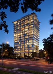 An extraordinary opportunity to own an entire floor w/private elevator entrance in the 801 building-one of St Louis's premier residences. Incredible views of Forest Park, the Arch and beyond from the moment you enter this amazing home. The architectural design and interior finishes are at a level beyond compare. Attention to detail is everywhere and in all selections-from natural stone to white oak reclaimed hardwood floors from France to backlit walls of Onyx & so much more. Floor to ceilings windows are throughout and help to create the drama and beauty of the view. The 5700 sq ft of living space has been customized with every convenience imaginable from the amazing kitchen to the luxurious master bath, stunning library and wine room. The floor plan allows significant gatherings or intimate experiences. The building offers full services from 24/7 front door attendants, resident car valet, building management on site, exercise facility & rooftop terrace for residents to enjoy. Additional Rooms: Workshop/Hobby Area Location: City