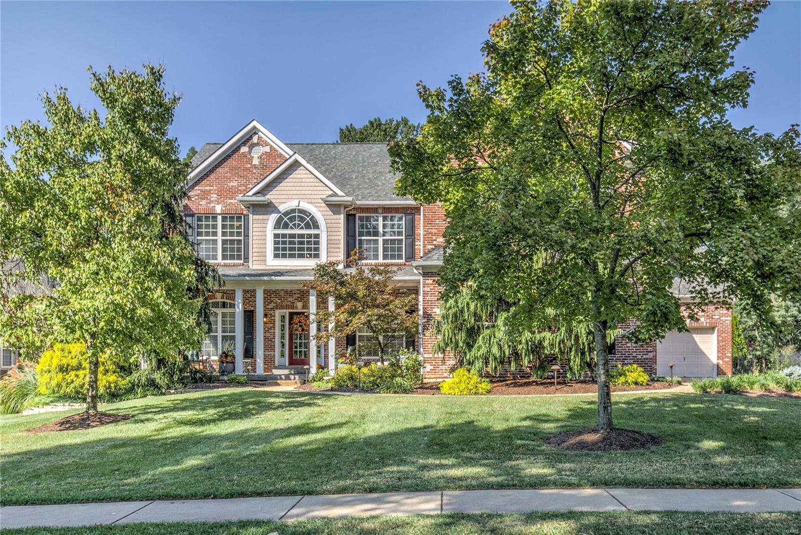 Absolutely stunning Kirkwood two story home on a quiet, cul-de-sac street; loaded with luxury updates and high-end finishes. Spacious, covered front porch leads to a delightful entryway, formal living and dining rooms, and large family room space with built-in audio system, gas fireplace, and new lighting. Kitchen features new, gourmet, Jenn Air stainless steel appliances, a walk-in pantry, large breakfast room, center island with additional seating, laundry room, and adjacent first floor bedroom suite. A den and 4 bedrooms on the second floor include a large master bedroom with his/hers walk-in closets, gas fireplace, sitting room, and large bath with his/hers vanities. Basement is completely finished with a bar, family room, home gym, and another full bath adding an additional 1,400 square feet of living space. Improvements also include updated HVAC, three car garage, heated, in-ground pool with cooling deck, outdoor kitchen/pergola, firepit, and entire home Control4 audio system.