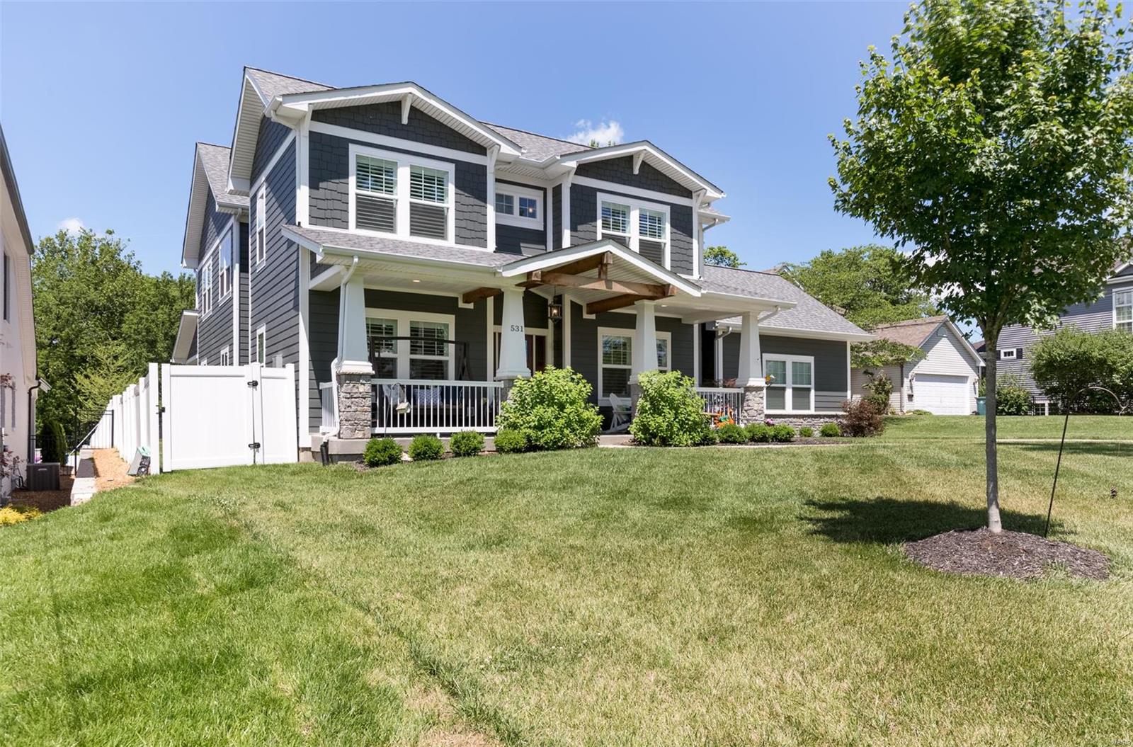 Here's the holy grail of homes in Kirkwood! Incredible custom NJL built home on 3/4 acre park-like level lot just blocks from downtown Kirkwood. The house is amazing & includes special features like a dog shower, work-out room, wet bar, and a 4 car garage! The yard is perfect for a pool to accompany the fabulous outdoor room with 2nd wood-burning fireplace. Enjoy a soft/modern color palette throughout the open and airy main level. The spectacular kitchen includes an amazing appliances package including the highly sought after "Scotsman crunchy ice maker," fabulous pantry, and a mudroom with so much extra storage including cubbies with their own charging outlets. Upstairs is an incredible master suite you enter through sliding barn doors, a 2nd floor laundry, and 3 large bedrooms (2 sharing a Jack/Jill bath) all with walk-in closets. The finished lower level and charming covered front porch complete the package. View the Matterport tour and ask for a copy of "Upgrades & Feature Sheet". Additional Rooms: Mud Room