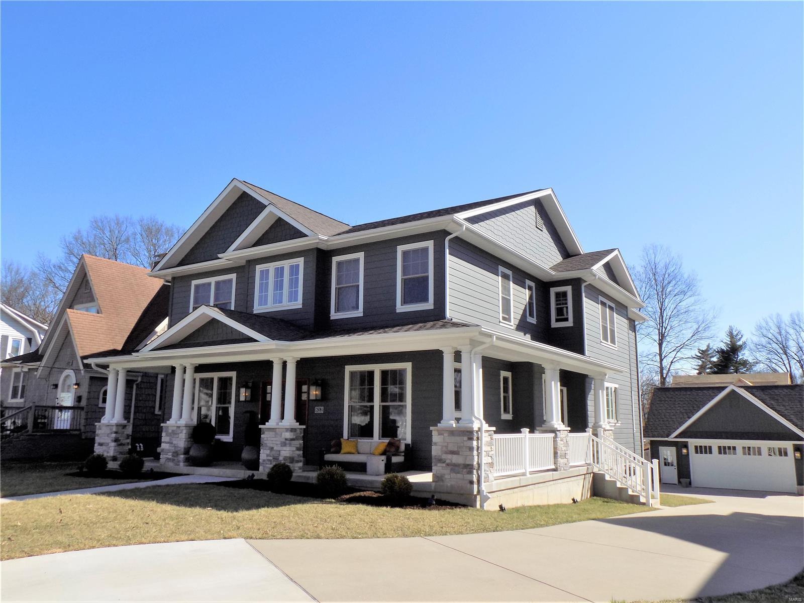 Gorgeous Quality Built 4 bed 5 bth home in a perfect location in Sought after Kirkwood! Amazing open floor plan w/ tons of upgrades! Highlights: James Hardie siding, Job Finished Oak flrs throughout 1st floor, upgraded lighting, upgraded hardware in bathrms/kitchen, 5 panel white drs, 9 ft ceilings on 1st & 2nd floors! Beautiful dining rm & Study! Great rm has stone surround woodburning fireplace! Gourmet kitchen including 42 inch custom white cabinets, upgraded stainless appliances, quartz counters, large custom island/bkfast bar, & natural stone backsplash! Upstairs, is the huge master suite w/ walk in closet! Master bath has dual sinks, soaker tub & glass enclosed shower! You will find 3 more generous sized bedrms on the upper level, each with their own full bath & walk in closets & laundry rm w/ high end washer & dryer that Stay! Large covered wrap around porch w/ recessed lighting! Zoned HVAC! Mud Rm! Full unfinished LL w/ rough in bath! Composite Deck! 2 car detached garage! Additional Rooms: Mud Room, Sun Room