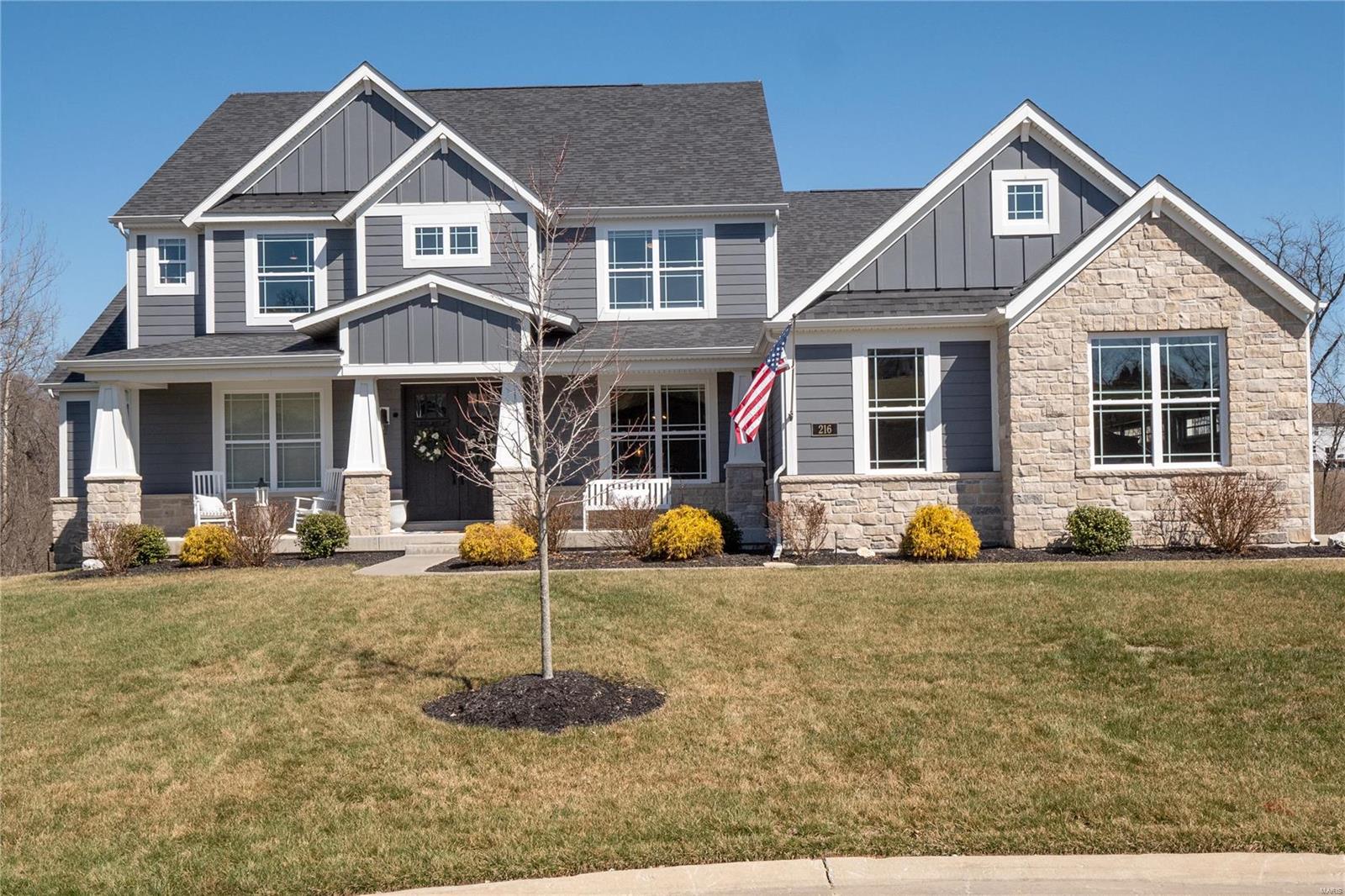 Look no further! This spectacular 1.5 story home was built in 2019, is in pristine condition & offers custom amenities throughout. Situated on a level lot, perfect for a pool, backing to trees w/ tons of privacy. Enter the through the foyer to find a beautiful custom staircase w/ wrought iron spindles. The 2 story great rm features a gas fireplace w/ stone surround & built-in bookcases. The heart of the home is the beautiful chef's kitchen w/ a large custom island, granite countertops, gas cooktop w/ range hood, double ovens, walk-in pantry & adjoining breakfast rm & sunrm w/ custom double sliders to the covered deck. The large ML master suite boasts a full bath w/ double vanities, oversized walk-in shower, a separate tub & a huge walk-in closet. 3 addtl spacious bedrms, 2 full baths & a loft complete the UL. The finished walk-out LL adds addtl living space w/ a rec rm w/ a wet bar, game rm, family rm, 2 bedrms & 1.5 baths. ML laundry, 3 car finished garage, covered deck, patio & more! Additional Rooms: Sun Room