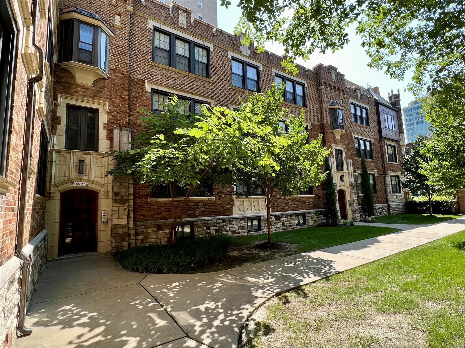 Newly renovated generational asset in the Historic DeMun Neighborhood. Built in 1924 and renovated in 2017 to their original charm with all the modern conveniences including new electric wiring, new plumbing, new thermal pane windows, Lennox central A/C, individual wired security systems, intercom/door buzzer, 6 heated garage spaces. The three 2 BD/1BA & nine 2 BD/2 BA units feature original hardwood floors, crown molding & architecture. Each apartment has W/D In-Unit, granite counters with ceramic bowl, 18 cu. ft. refrigerator, dishwasher, microwave w/ range hood, internet & cable ready, keyless entry systems, hard wired smoke detectors, custom designed closets, 6-Panel period interior doors, glass shower door, new "comfort height" toilet, custom vanities, ceramic plank flooring, storage unit Inc. in basement, dedicated phone & cable lines, energy efficient LED lighting. Prime location, steps from Forest Park, Wash-U, Concordia & SSM Health St. Mary's Hospital.