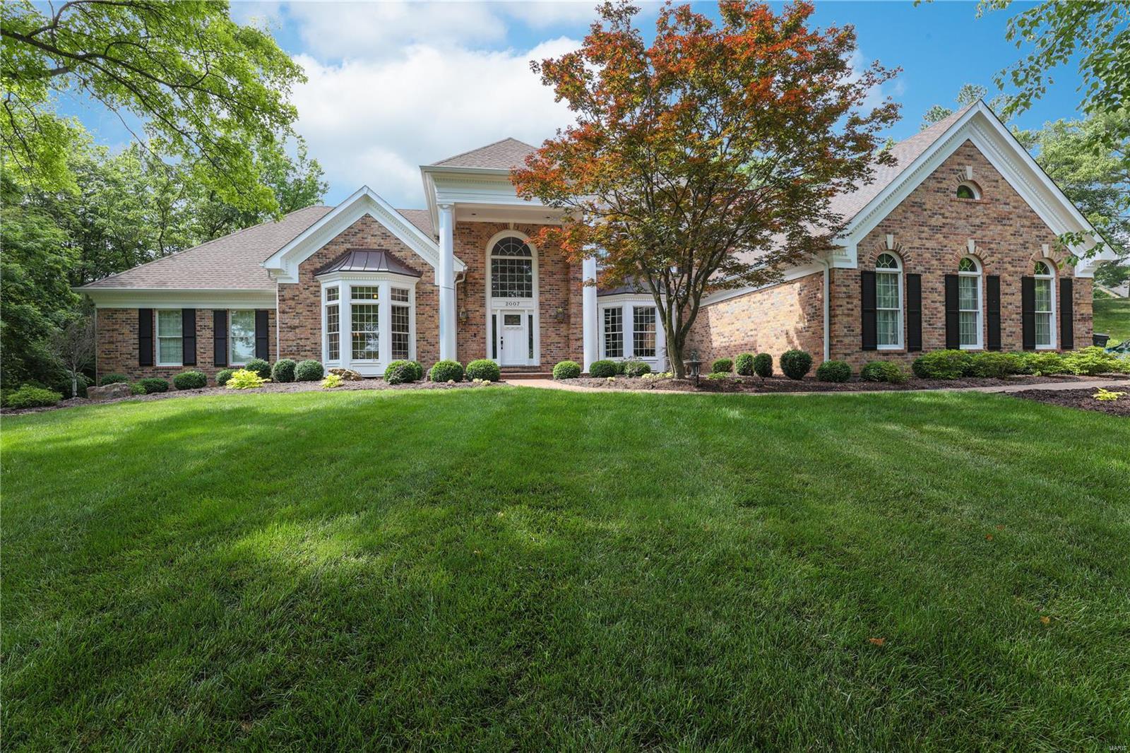 Impressive 5 bedroom 1.5 story home on a 1.3 acre park-like setting. Situated on quiet cul-de-sac. Enjoy your own Private backyard oasis w/ large pool, gazebo & expansive patio, perfect for entertaining. Huge yard (RARE Find) behind the pool offers wonderful green space. Grand 2-story foyer highlighted by a dramatic sweeping staircase leads to paneled library/office w/sculpted ceiling & built-in bkcases. Elegant Dining Rm w/ beautiful millwork & bay. Bright Great Rm feat. gas FP, window wall & sleek hardwood flrs. Gourmet Kitchen offers large center island, granite counters, stainless appliances & tremendous counter & cabinet space. Charming breakfast & Hearth room w/ door leading to patio. Main flr laundry & 4 Car garage. Private main flr primary suite w/ luxury bath & Huge walk-in closet. Second flr feat. 4 spacious bdrms & 3 full updated bths (2 ensuite, 1 jack & jill). Finished LL has it all; a recreation & family rm, bar, movie & exercise rm, full bath & walk UP to pool.