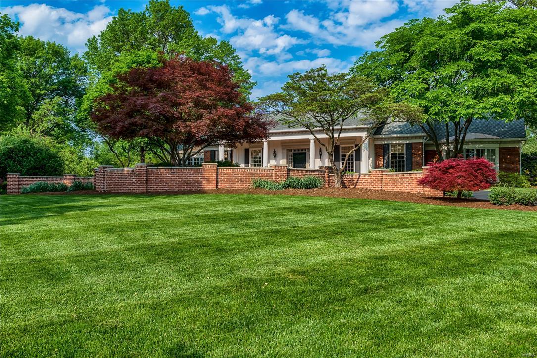 Beautiful 1.5 sty located on one of the most sought after premium quiet lots in Ladue. Inviting home has been EXTENSIVELY REMODELED. Exterior:columns.shutters.front door.lights(entry/garage) garage doors.pavers.windows.bays.landscaping.roof.(4) furnaces & air conditioner units w/humidifiers.natural gas generator.custom painted. Interior:water heater.hardwood floors.trim.baseboards.fireplace mantles.crown molding.wane's coating.light fixtures.sconces.gourmet kitchen.customized cabinetry.appliances.counter-tops.(4) bathrooms customized remodeled.staircase.balusters.handrails.paneled doors.hardware.french doors.customized bookshelves in master suite.customized closets.family room bar w/ice maker/refrigerator drawers.fireplace logs w/(3) remote starters.carpeting.wall coverings.paint.theater equipment.professionally decorated.2014-pool and patio area renovated.warm natural light.spacious.open floor plan.Great for entertaining.irrigation system.Move in ready and so much more!