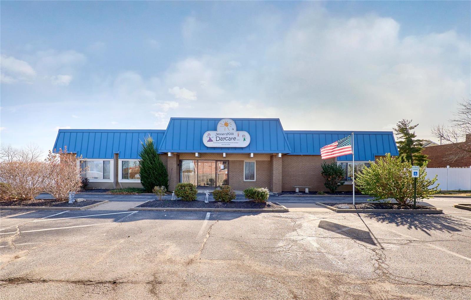 NEWLY REMODLED SUMMER OF 2023 - 7280 SF office/retail/warehouse building.  Used as a daycare for 142 children.  Lighted 20 car parking in front, potential for additional parking in rear.  There is a covered front door drop off lane.  Building has reception area, managers office, 5 large classrooms (each with bathrooms), Kitchen and additional utility rooms.  New Roof installed in 2023. The building is available for immediate occupancy as a daycare.  Supra Box is on front right side of building on gas meter. Location: Industrial Area, Retail Center