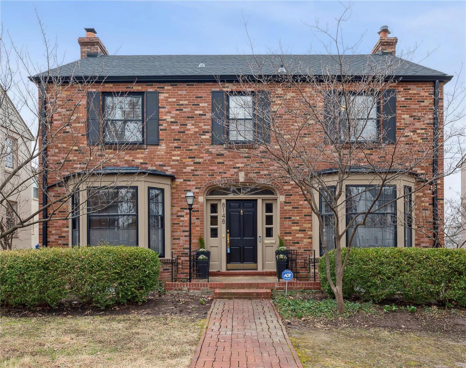 Best Buy in Clayton Gardens! 4 BD, 4.5 bath 2-STY gem loaded with updates. With 4,275 SF of living space on three levels, the home is backed by the home protection plan. Updates in 2023 include renovated half bath plus 2 upstairs baths, wood floors refinished on the main level, new carpet in the primary bedroom, some fresh interior paint, & several new light fixtures. New roof & gutters in 2022 and newer carpet in the upstairs bedrooms. You will enjoy the granite kitchen with a gas cooktop and Viking double oven plus a butler’s pantry with a sink and storage. The 2nd-flr primary suite features 2 custom walk-in closets, a luxury bath with a jet tub, and a separate shower. Other amenities include a main floor laundry, zoned HVAC with newer A/C systems & level yard with a paver patio. The finished LL has a rec room, playroom, office, & 4th bath. Premier location in the center of the block. Walk to shopping, restaurants, & Clayton business district. Super size, condition, and value!