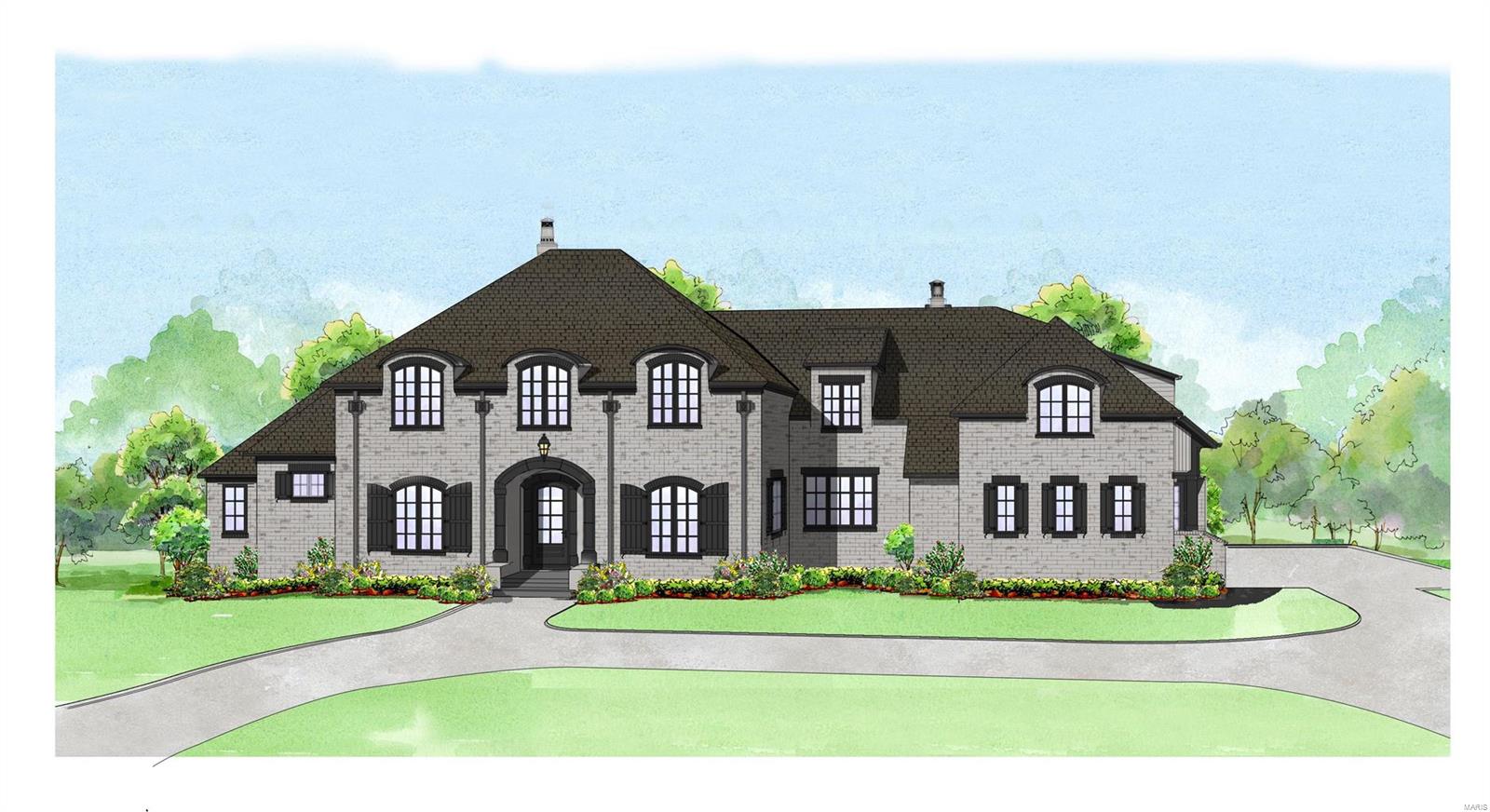 Custom built 6400+ sqft 1 1/2 stry executive caliber home with impressive design, layout, and top end finishes. French Provincial inspired exterior includes Brick, AL Clad Pella casement windows/doors, 4 car garage, circle drive, & grand outdoor living space. Dramatic 2 stry entry featuring curved staircase, finely crafted study (with secret door), formal dining & views through the 12’ great room. Professionally appointed kitchen featuring inset custom cabinets, 48” WOLF dual fuel cooking, SubZero refrigeration, large island/prep sink & plenty of space open to the beamed hearth room w/ French doors to your outdoor living space w/ fireplace & outdoor kitchen. Master wing includes custom closets, Carrera marble first class bath & coffered ceilings. Secondary staircase up opens to 4bds, 4 luxury baths, a kids study,& bonus room. LL is nicely appointed with 6th bed, full bath, wet bar, large rec area,& tons of natural light. Mins from Mercy,40 & 270 COOL: 14 SEER+