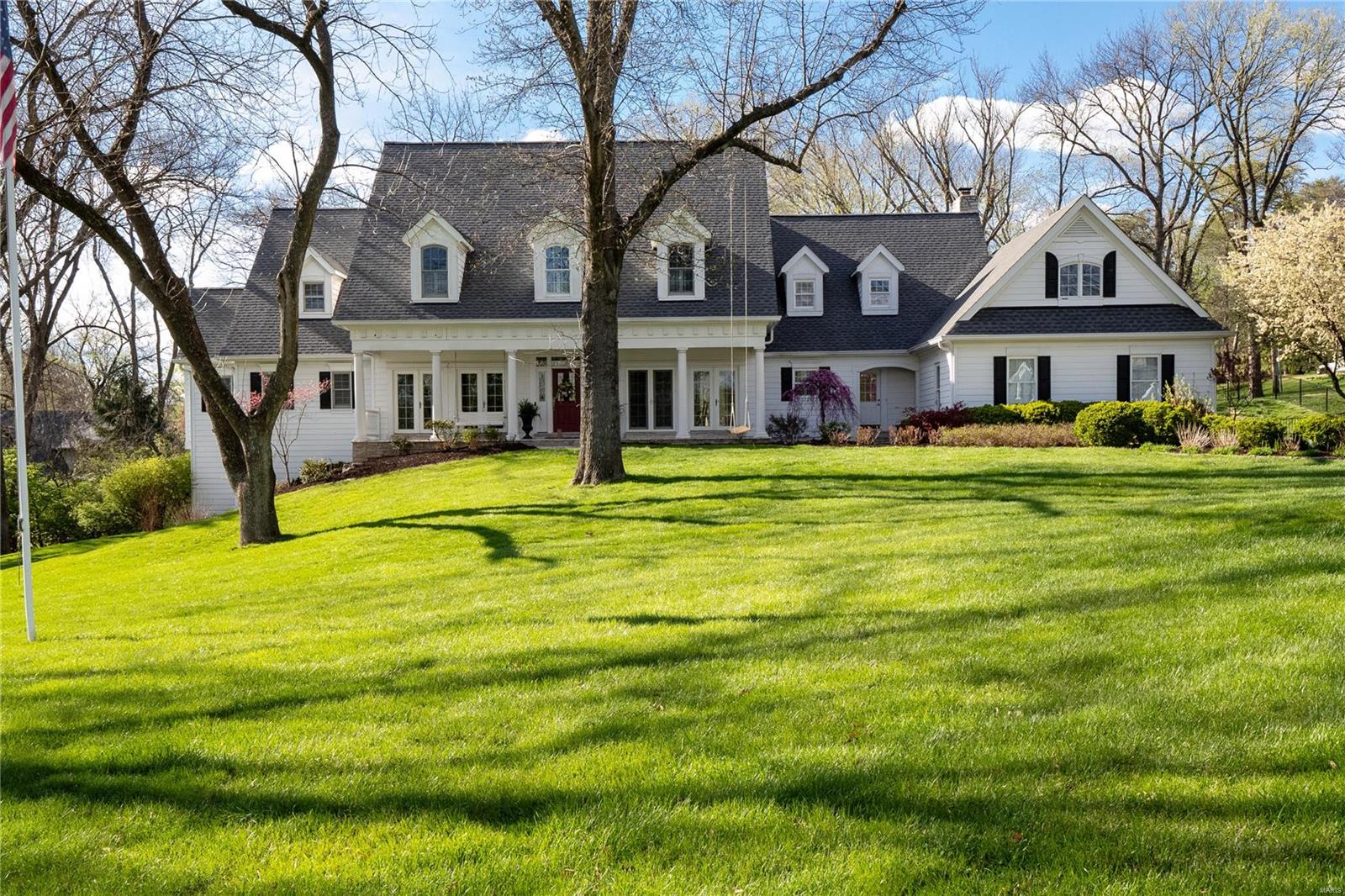Here is the Home So many have been waiting for.. This Attractive home on Huntleigh Manor Lane sits on 2 incredible acres. A private Oasis right in the heart of everything. Incredible New Baker Pool & Spa. The house itself is full of character, with 12" plank hardwoods  and Charming Front Porch.  The kitchen is a chef's dream, with a 6-burner Wolfe stove/griddle, SubZero fridge, dual dishwashers, & a hand-crafted island  It flows right into a large Hearth room. French doors opening up to a newly expanded deck & a tree-lined backyard, you'll have a front-row seat to nature's beauty. Main floor also features Office, Din Rm & Great rm. The main floor Primary suite is just picture-perfect, w/ stunning views & newer master bath that's like something out of a spa.Second floor with 3 bedrooms & 2 full baths.  Walk out LL w/ large  bdrm/bath suite, a family room, a theater, & sauna. Spacious main flr laundry w/ 2 sets of washers/dryers. 3 car garage. Additional Rooms: Mud Room
