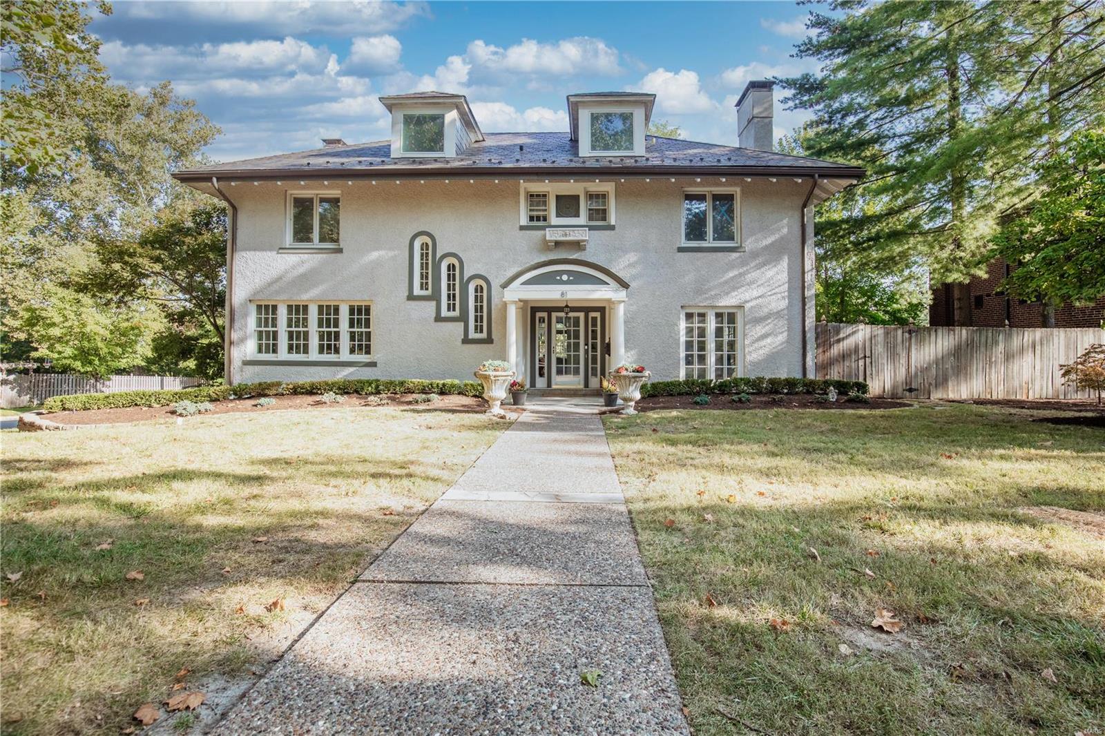 Wonderful light filled home on fabulous corner lot in Clayton! Gorgeous entrance leads to Living room with fireplace, two sets of French doors and built in bookshelves.  Entertain in the dining room that extends to the private back deck overlooking the pool and additional yard space.  Chef’s kitchen with eat in space, center island and top of the line appliances. Powder room and office or pantry space finish out the first floor.  Unique opportunity to finish the second floor to your liking. Primary suite with Pax closet system, double sink and large shower, plus additional bedroom on second floor with laundry room and hall bath.  Plans for another hall bath and either 1 large suite, or 2 bedrooms can be made in the unfinished space.  You choose what works for you! 3rd floor has been remodeled to add a bath and works as both an additional bedroom or office space.