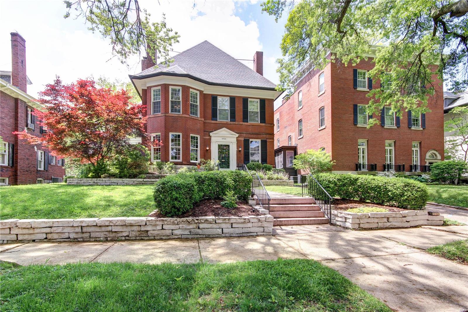 Welcome to this stunning century home in the heart of the Central West End! Modern convenience blends seamlessly with historic charm as you take in the luxurious details of this beautiful 2.5-story, 5,604 sq ft home, complete with 4 BR, 3.5 baths, and a 1,050 sq ft carriage house (w/full bath) above the 3-car garage. Entertain in the the main level, whether that's gathering with friends in the great rm, enjoying a meal in the dining rm, or relaxing in the screened-in patio. Cook gourmet meals in the chef's kitchen that flows into the bright breakfast rm addition. Upstairs, the MBR has a sitting room w/FP, en-suite bath, and dream closet! You'll have 2 more BR, one with screened porch, full bath, third floor with guest suite and cinema rm. Finished LL has wine cellar, play room, hockey area, and storage, too. Enjoy the weather in the backyard with pool and hot tub and game nights in the carriage house w/full bar. Great location, walk to Forest Park and all that the CWE has to offer! Additional Rooms: Wine Cellar