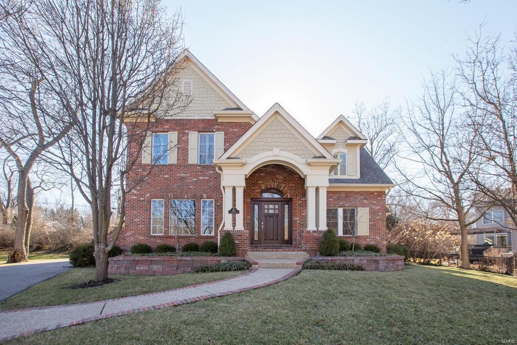 Custom 2-Sty, by Douglas Properties, on nearly .5 acres- Top Rated Ladue Schools w/5 Bd, 4.5 Bth & 5200+ sqft of living space! Move-in ready! Main Floor has Dining Rm w/tray ceiling, crown molding & Butler’s pantry, Kitchen w/custom cabinetry, top-tier granite countertops, backsplash, center island, W/I pantry & SS appliances, Breakfast Rm; Family Rm w/wall of windows, FP flanked by built-ins & wet bar. Powder Rm & Mudroom complete Main Flr. UL Master Retreat w/coffered ceiling, luxury Bth, enormous W/I closet & several add’l closets, plus a sitting or fitness area! UL also finds 3 add’l Bd, Jack & Jill Bth, en suite Bth & Laundry Rm! LL Rec Rm w/built-ins & multiple seating areas- theatre, wine cellar, 5th Bd, Bonus Rm, 4th Bth & plenty of unfinished storage. Highlights: zoned HVAC, Vantage Automated Lighting System throughout, hardwood flrs, moldings/woodwork throughout, professional landscaping, irrigation system, patio, balcony & 3-car garage. Additional Rooms: Mud Room, Wine Cellar