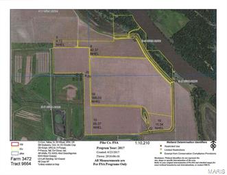 Prime Mississippi bottom tillable tract.  Located north of Clarence Cannon National Wildlife Refuge, fronts on the river, levee is updated with larger pump, joins active duck club.