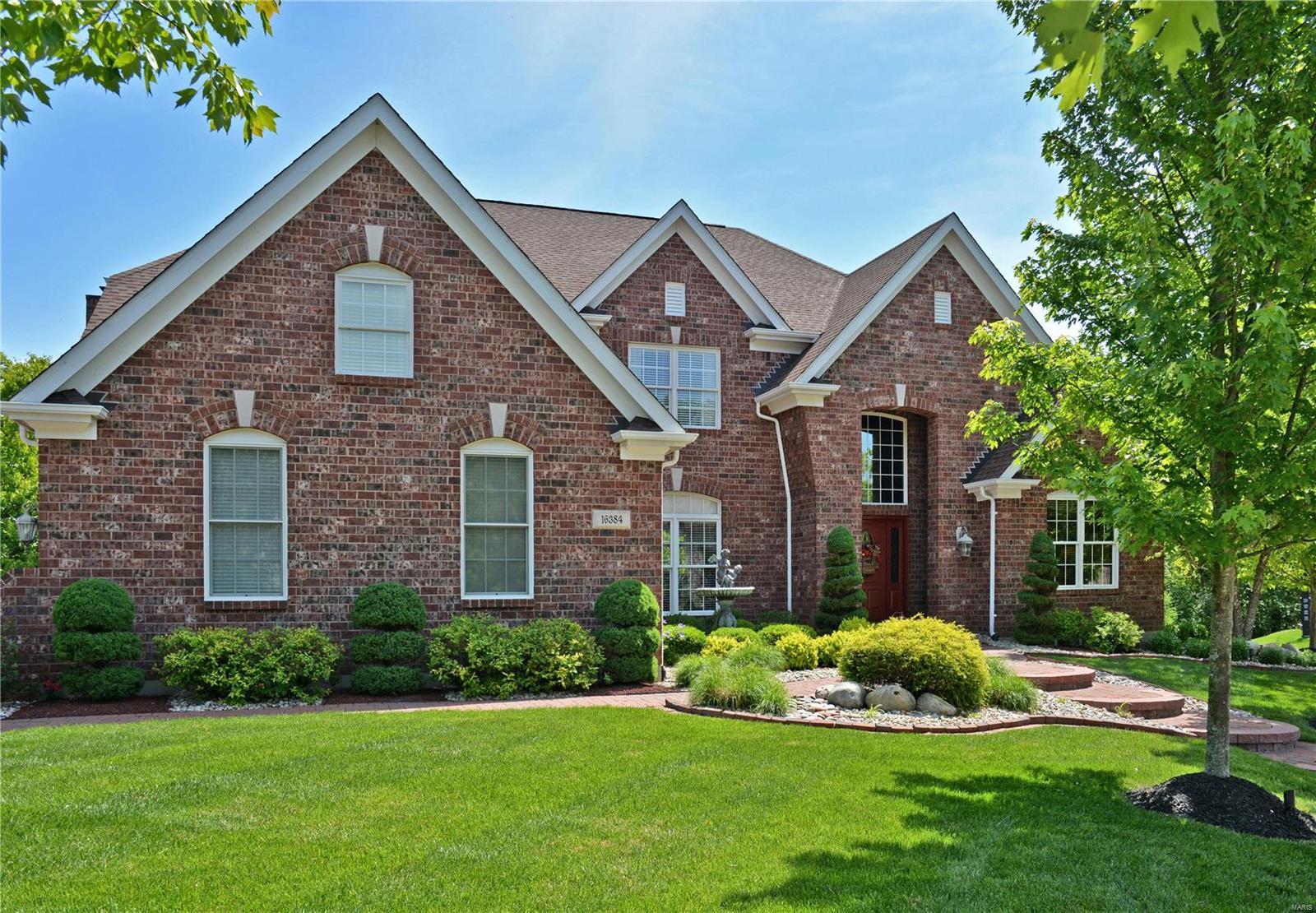 Open Sunday 1-3 6/24 - Super New Price! Amazing 6380 SF of Luxury! Brazilian cherry wood flooring. Palladian, transom, and bay windows.  Balconies, loft, columns, French doors, arched doorways, built-in cabinetry, vaulted, cathedral, and tray ceilings,  Spacious gourmet kitchen features Wolf, Asko, and Sub Zero appliances (2 built-in convection ovens), granite counters, custom tile backsplash, butterfly center island, raised breakfast bar, walk-in pantry. Vaulted hearth room with walk-out to composite deck overlooking private setting with salt water pool, cool deck, and spa.  Covered patio, built-in BBQ.  Luxury master w/ tray ceiling, bay window, fabulous walk-in closet. Master bath has walk-in shower w/ tile and glass block surround, stained glass above the whirlpool bath. Lower level has fam. rm w/ walk-behind wet bar, granite counters, ice maker, dishwasher, full fridge, sub-zero wine cooler. LL media room, 5th BR, exercise rm, and extra 1/2 bath. Tricked out 3C garage! Additional Rooms: Mud Room