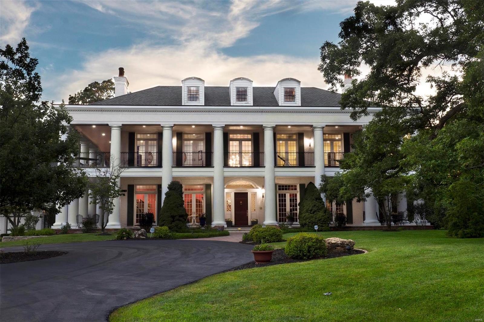 Stunning 14-acre equestrian estate w/over 8,000 sq ft prominently situated on land once owned by Ulysses S Grant! The custom built home was designed as an homage to the grand plantations of The South. The exterior bricks were hand-made from wooden molds to mimic brickwork from that era. The grand foyer features a curved, cantilevered staircase & marble flooring. Tongue & groove hdwd flooring was handmade locally. All woodwork throughout is hand-crafted to be a replica of a plantation home. Addl features include: 12ft ceilings on ML, 11ft ceilings on UL, 7 fireplaces, elevator infrastructure in place, main & UL laundry, & arched doorways. Live in the charm of the past while enjoying modern conveniences such as geothermal heating/cooling sys, central vac, & motorized lift for foyer chandelier; Gourmet kitchen w/custom made cabinets & newer luxury appliances. 4-car garage w/roughed-in 30’ x 50’ apartment space above; Remodeled caretakers home. New Roof & Windows, exterior painted in 2018!