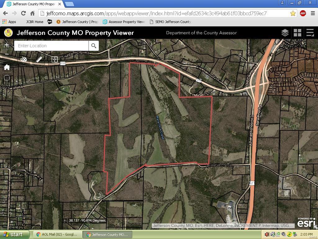 323 ACRE +/- WORKING FARM: SELLER MAY SUBDIVIDE (call for details). This Farm fronts on Hwy. 110 & also Armbruster County Road. Less than a mile from 4-lane Highway 67. Numerous old outbuildings & older home tucked in the middle for privacy. Haverstick Creek flows thru the Farm! Several Accesses to enter on Armbruster Road as well. Nice pond on back side of Farm. Several nice fields (pasture) with balance wooded. Public Water is available on Armbruster Road. Shown by appointment only. Call for more information. NOTE: This Listing is made up of 3 Tax Parcels. NOTE: Survey for 2 Parcels (322 Acres) is in Attachments. The 3rd Parcel is not part of the Survey. It is 1.1 Acres +/- and is located by the Highway 110 entrance. All 3 will be conveyed at closing.
