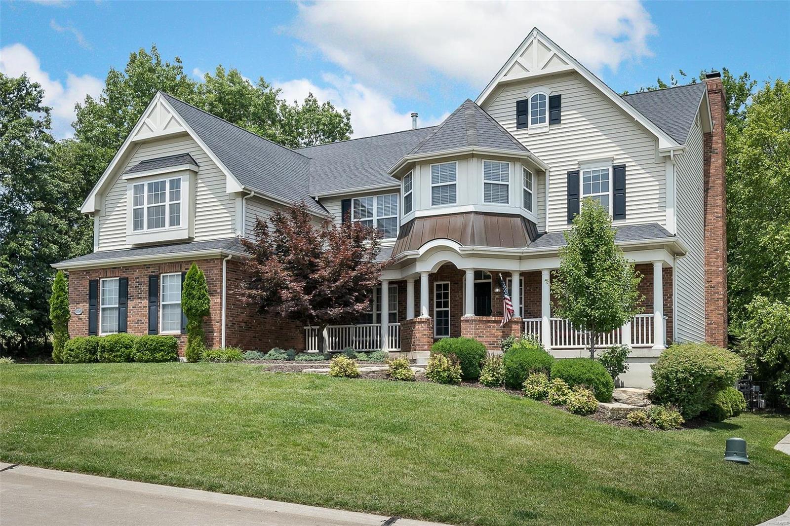 Fabulous 2 story with over 5100sqft of living space, 5 beds, 4.5 baths, in-ground pool on 3/4 of an acre lot in Tapawingo. This gorgeous home features 2 sty entry foyer, hardwood floors on the main level, formal living and dining rooms, spacious family room with wood burning fireplace, built in bookcases, open floor plan with large kitchen with 42" maple cabinetry, granite counters, island, pantry, breakfast room with french door to back patio and pool, half bath, main floor laundry and a hearth room with large bay window. Upstairs, 4 generous bedrooms (1 used as an ofc), loft area with bay window seat, 3 full baths, vaulted ginormous master suite with walk-in custom closet, en-suite bath, separate tub/shower and double sinks. The lower level is nicely finished with a 2nd ofc, 2nd family room, exercise room, full bath and plenty of storage. Outside, a partially covered new patio, in-ground pool, waterfall, screened gazebo, corn hole court. Loaded with extra features, 3 car garage!