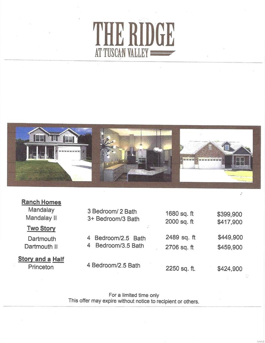 The Ridge At Tuscan Valley - Residential