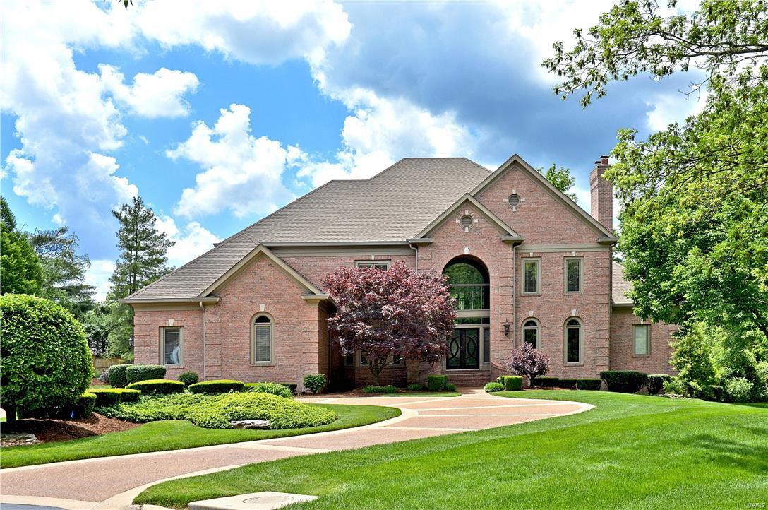 Magnificent executive estate situated on a private, treed 1+ acre lot in Frontenac with upper and lower aggregate patios -- is perfect for future pool w/ easy access to main level kitchen & finished L/L. Home was expanded & renovated w/ high quality materials & includes integrated, hi-end, Wi-Fi-controlled audio, surround sound TV & lighting systems. Main floor boasts 9' + ceilings, tall doors, 2 wet bars, kitchen w/ Wolf induction cooktop, built-in Subzero, Thermador ovens & warming drawer, Asko dishwasher, wine cooler, mini frig. Main floor also has 2 story great room, hearth rm, master bedroom & bath w/ air jetted tub, walk-in shower w/ dual heads & body sprays, library, 2 powder rooms, laundry rm. Upstairs there are 3 bdrms, w/ en-suite & Jack & Jill baths. Finished 10' pour L/L offers theater-style, hi-end media area, game, family & exercise areas, full bath; bar area w/ cherry top bar & cabinets w/dishwasher, Subzero wine storage unit, ice maker, beverage frig & microwave.