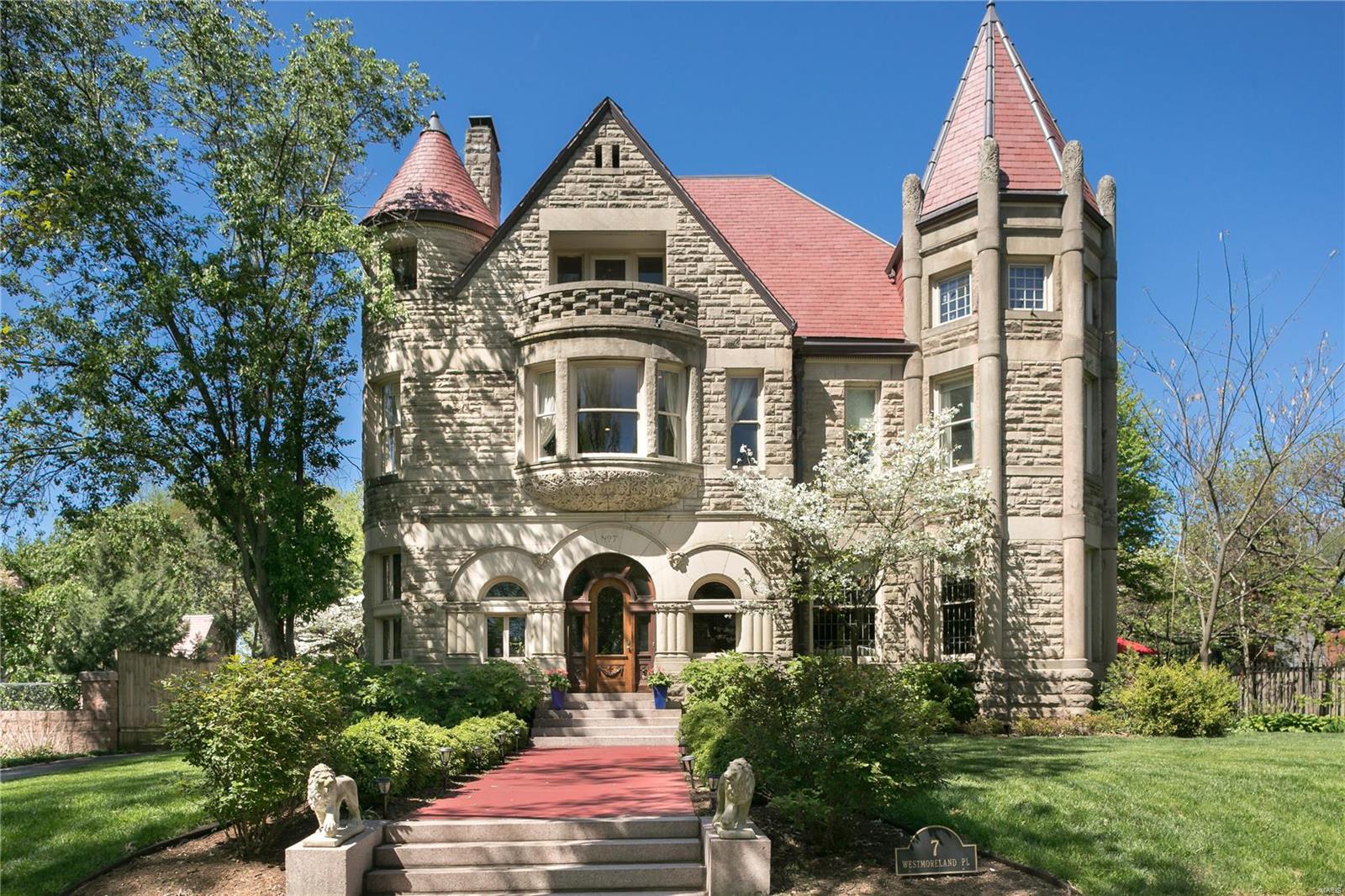 This 1890 Romanesque-style residence features a highly detailed façade of Indiana limestone. Tastefully and sensitively updated for today's lifestyle needs, this home features unparalleled architectural detailing including beautifully inlaid hardwood floors,oak paneling, original carved mantels, ornate plasterwork ceilings and crown molding. A cozy inglenook with fireplace creates a warm and welcoming entry hall. Superbly proportioned rooms with large windows create a bright interior. The updated kitchen has custom cabinetry, granite countertops, and premier appliances. The 2nd floor master suite includes a sitting room, large master bedroom with en suite bathroom and a spacious dressing room with custom cabinetry. Additional bedrooms and baths are located on this floor and the 3rd floor which features a 33x19 foot family room. The rear porch and enclosed gazebo overlook a charming garden with mature trees and plantings. 3 car garage. Great CWE location.