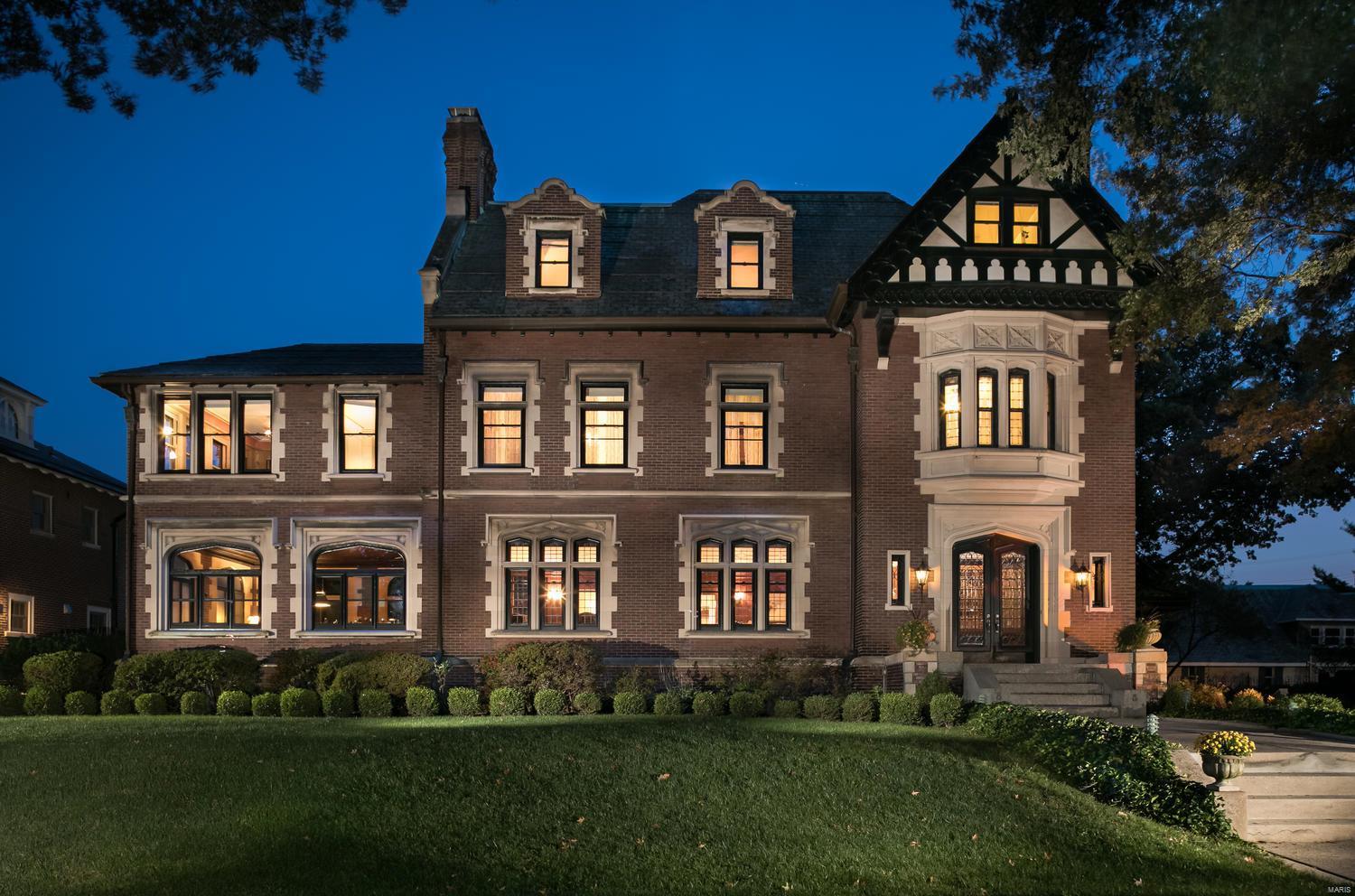 This handsome Tudor revival-style residence has been superbly restored to its original splendor. Outstanding architectural detail includes rare marble floors and walls, herringbone oak flooring, intricate leaded windows, hand-carved paneling and mantels, and breathtaking barrel-vaulted ceiling spanning the entire length of the living room. Updated household systems and elevator make for a truly livable home. Master suite with a spacious bedroom large bathroom, dressing room, sitting room, and study. A large terrace, pool, pool house/greenhouse with spa, changing rooms, kitchen, and half bath are perfect for entertaining. A carriage house with guest suite and four garage spaces is located within the professionally landscaped garden which includes a decorative ponds, mature trees, azaleas, and perennials. This remarkable home combines the best of Old World elegance with today's desired amenities creating the perfect setting for entertaining. Additional Rooms: Mud Room