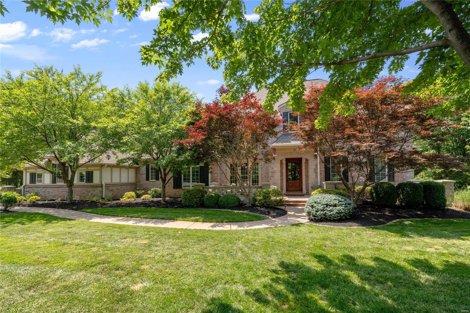 This spectacular custom 1.5 story sits on a beautiful private 1.2-acre lot in the prime Meridien Subdivision. From the moment you enter the 2 story foyer, you will find high-end custom finishes throughout. The generous-sized dining rm opens to the great rm w/ built-ins & a stone surround see-thru fireplace to the hearth rm. You will also find a den w/ French doors & built-ins. The updated kitchen is the heart of the home w/ white custom cabinets, quartzite countertops, a huge center island, Viking gas range, 2 ovens & adjoins the hearth rm  & breakfast rm w/ access to the composite deck. The primary suite features a gas fireplace, large walk-in closet w/ custom shelving, a luxury full bath w/ double vanities, a jetted tub & a dual-headed walk-in shower. 3 addtl bedrms, all with private full baths & a loft complete the UL. The walk-out LL offers a theater rm, game rm, rec rm w/ a walk-behind bar & gas fireplace, office/bedrm, a bedrm & full bath. Truly exceptional, don't miss out!