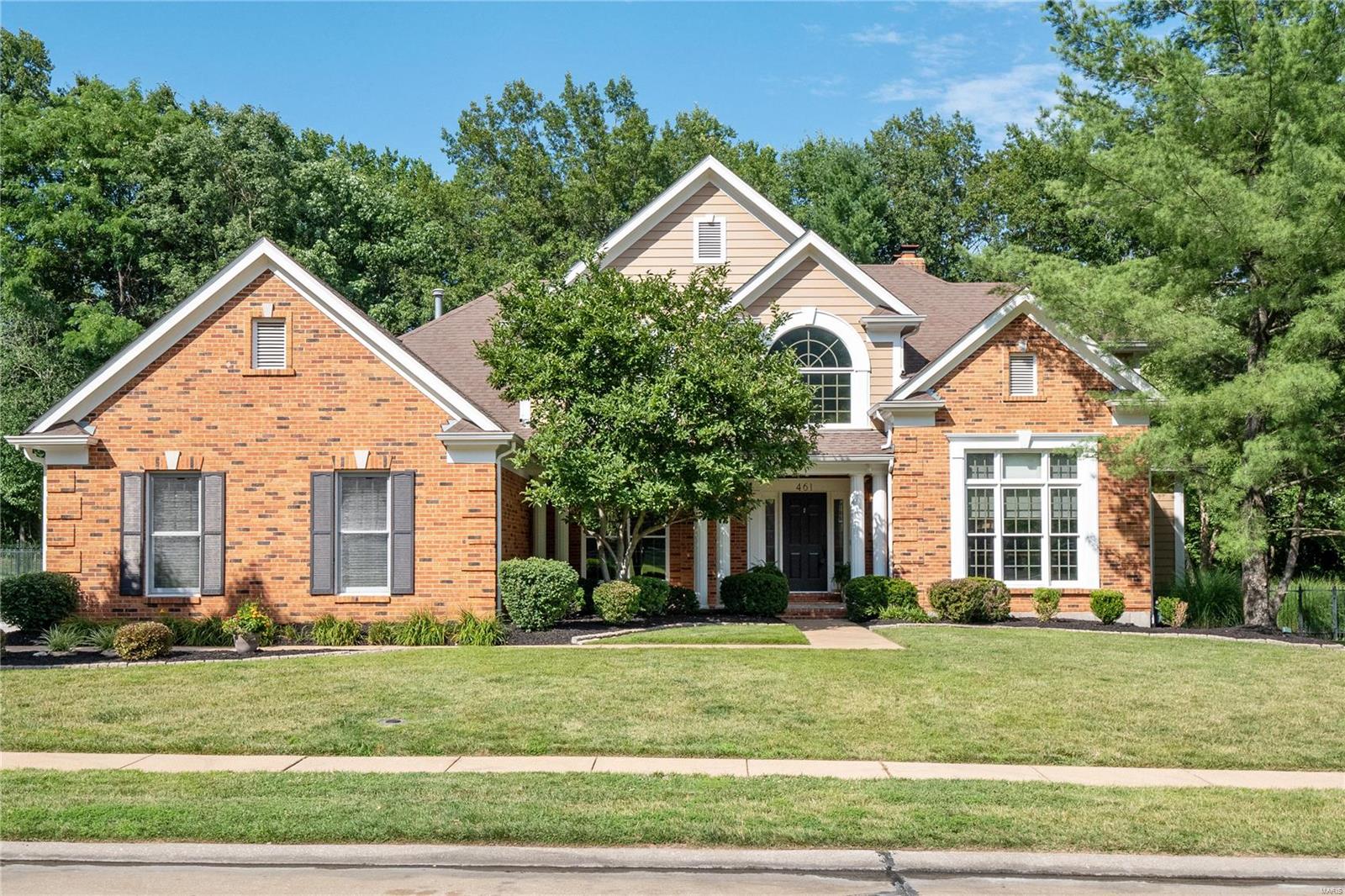 Welcome to this exquisite 1.5 story offering an array of desirable features. Situated on a level fenced lot featuring a stunning inground pool & spa. As you enter, you'll be captivated by the 2-story great rm w/ a gas fireplace & a dry bar. The dining rm offers a space for formal meals, while the separate study beckons w/ built-ins & an 11' ceiling. The kitchen features a center island, butler's pantry, planning desk, stainless appliances & double ovens. The adjoining breakfast rm & hearth rm provide a comfortable space for dining & relaxation. The primary suite boasts 2 w/i closets & a full bath w/ double vanities, a w/i shower & jetted tub. 3 addtl bedrms, each w/ a w/i closet, & 2 full baths complete the UL. The LL offers several recreational opportunities w/ a rec rm, office, family rm, walk-behind wet bar area, theater rm & a full bath. Addtl features include a covered patio, new driveway, 3-car side entry garage & more. Don't miss the opportunity to make this your dream home!