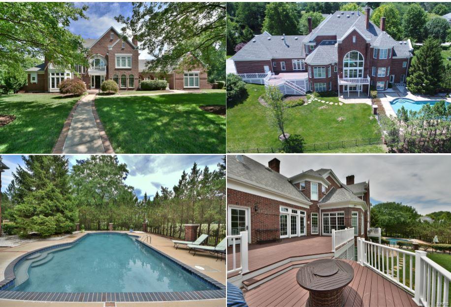 HUGE Price Reduction! This All-brick residence located in a gated comm. resting upon a full acre lot w/private in-ground pool defines luxury living at its finest! Massive 2-story great room featuring a towering wall of windows, coffered ceiling w/exposed beams, 3 balconies, fireplace & recessed wetbar. Gorgeous den w/custom millwork, box beam ceiling, built-in shelves & fireplace. Gourmet Kitchen, Prof. Refinished Dec '16 w/large island, granite counters, breakfast bar, SS appliances, WI pantry, planning desk, adjacent breakfast & sitting rooms opens onto oversized deck overlooking pool & outdoor entertaining area. Luxurious renovated MF master suite boasts coffered ceiling, bay alcove, H&H WI closets & impressive bath w/coffered ceiling, double vanities, tub & massive WI shower. UL has 4 beds w/3 full baths. Expansive finished LL adds a LG family room w/fireplace & wetbar, 2nd family room w/coffered ceiling, media room, rec/pool room, 6th bedroom & full bath. 3-car side-entry garage.