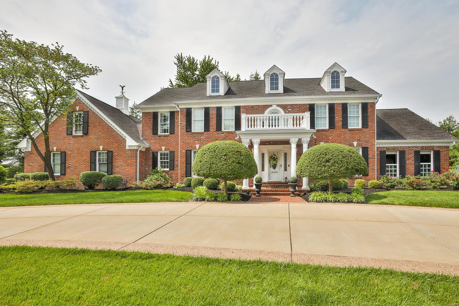 PHENOMENAL 5 Bed, 5 Full & 2 Half Bath 1.5 story brick home with in-ground SALT WATER POOL located in Dunhill Farm!  This STUNNING home unveils a 3 story addition that added a 5th Bedroom, spacious Computer/Lounge Room, enlarged Kitchen, Wine Room, Bar & private Patio area. It also boasts 9 ft. ceilings, surround sound throughout, 2 newer HVAC, newer windows & gutters, a Garage organizational system & heater added in 2020, cedar closet in Lower Level & the front & back yard provides automatic lighting. This OUTSTANDING home is perfect for entertaining w/an open floor plan, Sun room w/heated tile floor, saltwater in-ground pool w/cool deck, private Patio/courtyard w/a stone chimney fireplace, Cafe Lighting & exterior speakers, Wine Room w/wine cellar & cigar venting, a Wet Bar and a Theater room! Kitchen has custom cabinets w/pull-outs & under cabinet lighting, granite countertops, ceramic tile backsplash, center island w/Breakfast Bar and a walk-in Pantry. TRULY AN AMAZING HOME! Additional Rooms: Sun Room, Wine Cellar