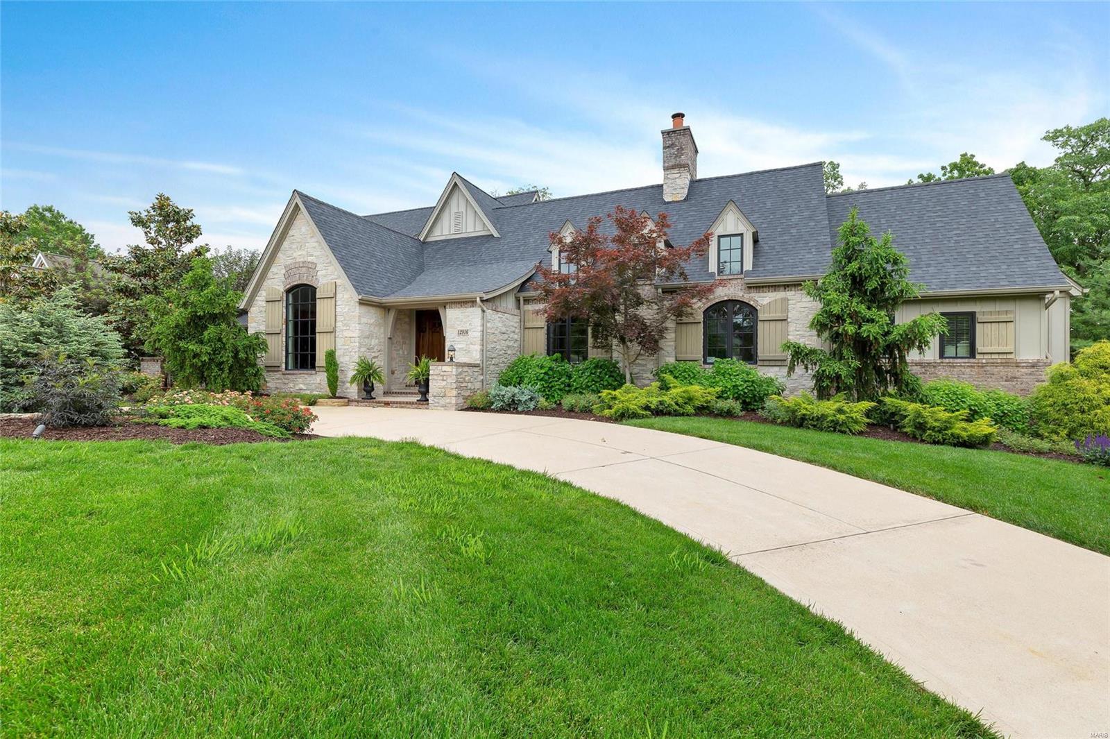 OPEN HOUSE CANCELED on 11/10/2019.  House is under contract. Own your NextHome in this exclusive neighborhood in Sunset Hills. With easy access to I-44 and I-270 the home is in a prime location to get any part of town in minutes.  The beautiful kitchen features travertine floors, granite counters, and stainless steel appliances. The kitchen, breakfast room, and hearth provide an open concept giving the rooms a spacious feel. Enjoy tranquility while sitting on the back porch.  The yard backs to trees and contains a beautiful waterfall, imagine the possibilities in this gorgeous private setting.  Across from the master suite is an office with custom bookshelves which makes it a great place to work from home.  The upper level contains three bedrooms with three bathrooms and a family room/sitting area.  The basement provides bedroom five and recreational rooms for entertaining, exercise, etc.  This house is a dream home ready for the next owner, come check it out today!