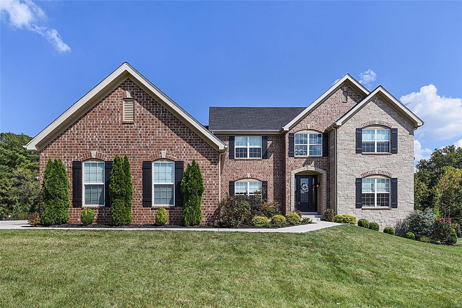 Experience the best of Chesterfield; situated in the all-luxury enclave of The Arbors of Wilmas Farm and the award winning Lafayette zone of Rockwood Schools. Gain the advantages of the Chesterfield Valley without the traffic of Wild Horse Road. This fantastic family-oriented luxury home has all the benefits required by the most discriminating buyer: spacious rooms and high-end finishes, custom lighting, huge windows and styled in a most modern color palette; luxe main floor master suite and 4 more bedrooms, a kitchen with every amenity; four full baths, and four garage spaces, hearth room two-story great room and a huge laundry room, even the laundry room is oversized. The lower level is finished to the nines with 1800 SqFt of living and party space all opening to a masterpiece PoolTron pool and patio with cool decking. Being at the end of the cul-de-sac and backing to woods delivers lots of privacy and good access to neighborhood amenities. Additional Rooms: Mud Room