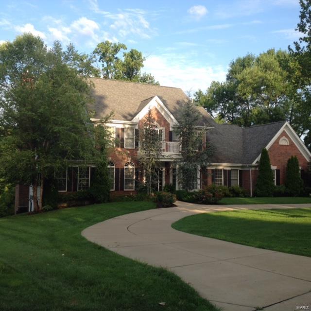 Ladue school on beautiful 1 acre homesite that backs to trees. This is the personal residence of one of the areas premier home builders. Short walking distance to Beirne Park and Spoede elementary school. Four(4) second floor bedrooms with three(3) full second floor bathrooms (6 total baths). Master bedroom includes vaulted ceilings and private sitting room. Master bath includes jetted tub, steam shower, and marble vanity tops(2). Main floor includes an open spacious breakfast room and kitchen with stainless steel appliances, a walk in pantry, and tile floor. Dining room includes a bay window with a stunning temperature controlled built in wine cellar. Lower level (walkout) includes a workout room, office/sleeping room, rec room and plenty of storage. Outside rear dining area with pergola (and ceiling fan) and separate composite deck. Over 4500 square feet of living space.