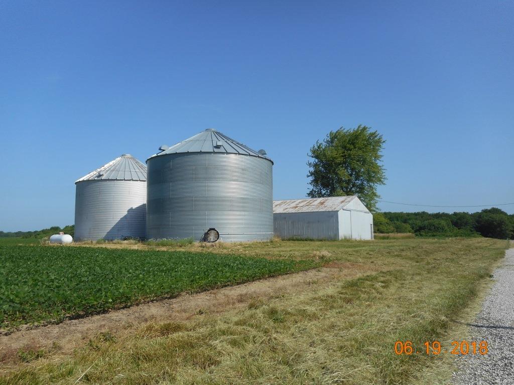 Approx. 113.6  surveyed acres more or less of good Christian County Farmland, nearly all tillable and some in CRP.  
Predominate soils :  127B Harrison Silt Loam, 46 A Herrick Silt Loam, 8D3 Hickory Clay Loam and 3074A Radford Silt Loam.  Good Location with Road Access on the East side on N 1200 East Road and some road access on the NW corner East 150 North Road.
