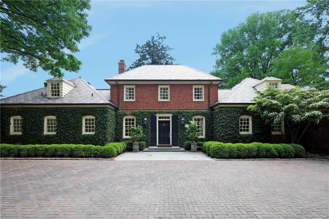 This classic Georgian Colonial has exquisite elegance, sophisticated style & architectural details that will exceed your expectations. The alluring entry is only the beginning of a storybook tour with feature after feature that will leave you in awe. Beautiful hand painted Chinese wall panels adorn the entry which opens to a timeless living room rich with color, handsome moldings, & French doors leading to the terrace. On the first floor, the luxurious master suite features a light filled bedroom with fireplace, large custom walk-in closet, marble bathroom with heated floors & exercise room complete with full bath. The expanded family room features a beveled ceiling, wood paneled walls & built-ins. Spacious dining room has an addition that is a circular pillared room with floor to ceiling curved windows overlooking the 2700 square foot bluestone patio & water fountain designed by landscape architect Rand Rosenthal with walking paths & hydrangeas that flow along walkways & garden walls.