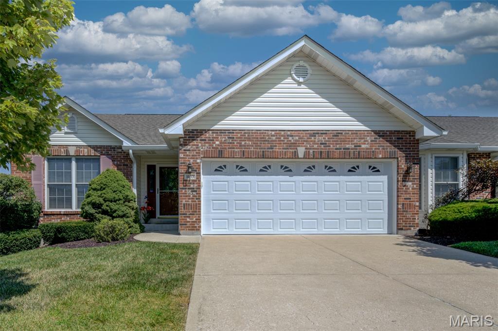 Well maintained, exceptional end unit villa in the sought-after Villa Crossing Neighborhood.  Rare, fantastic floor plan and yard make this a must see for anyone considering a villa.  Wide, welcoming entry with second bedroom or office to he left, next to a full bathroom, closets.  Enter into the large welcoming living area with tons of natural light, bay window, gas fireplace and beautiful views outside. The kitchen has ample counter and cabinet space, breakfast area and more great views of the back.  The large primary bedroom is tucked away and is sure to impress.  Primary bath has double sinks, shower only, and a walk-in closet.  Main floor laundry and deck off the breakfast room finish off this beautiful villa's main level.  Downstairs, you'll find a cedar finished closet for your off-season wardrobe, and tons of potential!  Lots of storage area, rough in for a bathroom, and endless possibilities to make it your own.  The highlights of this home are the privacy in the back, the stellar floorplan, the natural light, and the obvious maintenance and love this home has enjoyed over the years.  This is one you and your buyer will want to see!  It won't last long, make your appointment today!