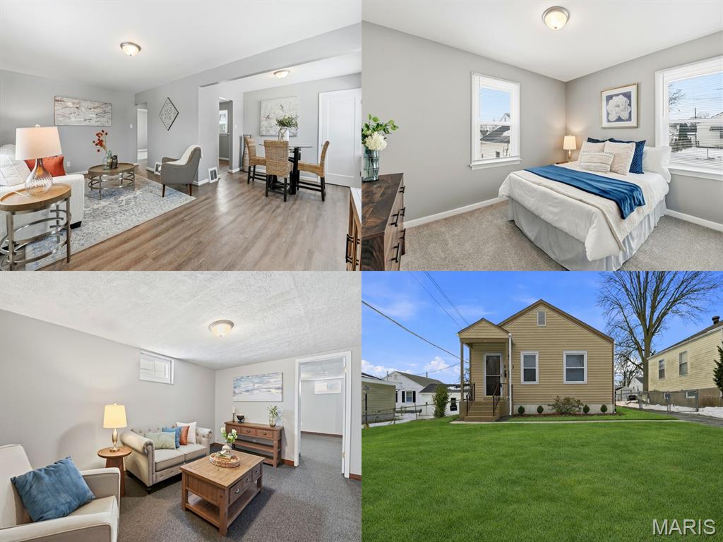 Welcome home to 10753 St. Stephen in the heart of St. Ann. This beautifully updated home offers a bright, open layout with modern finishes and flexible living space, perfect for today’s lifestyle.

Step inside to a light-filled main living area with updated flooring and neutral tones that create a warm, inviting feel. The kitchen and dining space flow seamlessly, making everyday living and entertaining easy. The main-level bedroom is spacious and comfortable, with plenty of natural light and fresh finishes throughout.

Downstairs, you’ll find additional finished living space—ideal for a second family room, home office, workout area, or guest retreat—adding valuable versatility to the home. Thoughtful updates and clean design make this space both functional and welcoming.

Outside, enjoy a nicely sized yard with room to relax, play, or entertain, along with a welcoming front porch that adds curb appeal. Conveniently located near shopping, dining, parks, and major highways, this home offers both comfort and accessibility.

Move-in ready and thoughtfully updated, this is a great opportunity to own a stylish home in a convenient St. Ann location.