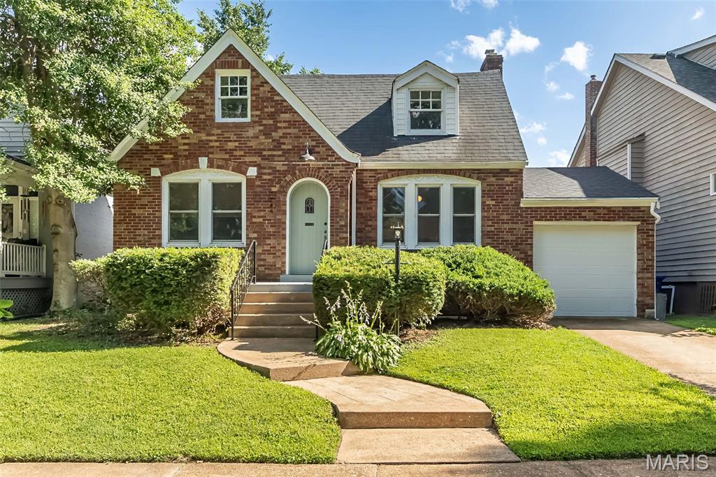Rare opportunity to have a ranch style house in this desirable part of U City.  You will be thrilled walking into this house with beautiful hardwood floors everythwere you look.  Generous sized living room flows into the dining area.  The updated kitchen shines with character. The breakfast room overlooks the backyard. Two bedrooms and full bathroom complete this floor.  Upstairs you find a recently finished space that has tons of living area. Make it a master or second living room..whatever. Basement is DRY!  Basement has tall ceilings so could be finished.  It is a walk out as well.  Out back you will be pleased how large the lot is and is completely enclosed with newer fencing.  Has a cute patio area off to the side.  Updates on this house are.. newer A/C, hardwood floors, renovated kitchen, fresh paint, outside fencing, garage door and complete rehab of the second floor. Enjoy the convenience of being just minutes from downtown Clayton and The Loop.  And also just minutes from Costco and all the new businesses at Olive and 170.  House has already passed U City occupancy so move right in. Showings begin this Friday June 12 at 1 pm!
