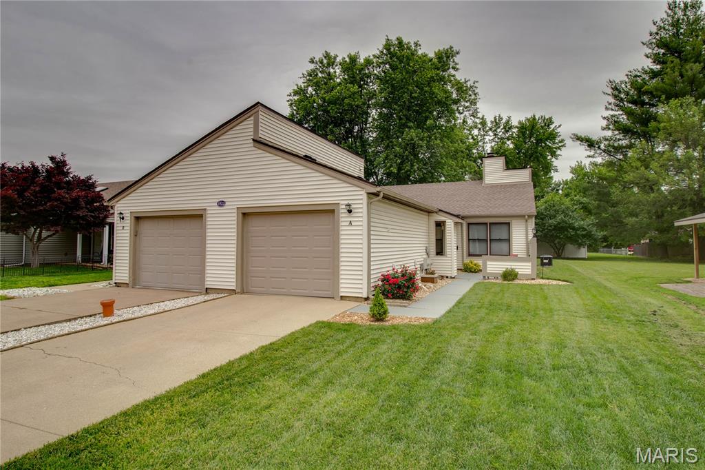 Spacious, stylish, and designed for easy living! This well-maintained 2 bedroom, 1.5 bath condo in Alton offers convenient one-level living with low-maintenance appeal and an attached 1-car garage. Numerous updates have already been completed, including a new garage door opener (12/2018), resurfaced tub and updated baths (2/2019), new AC and heat pump/furnace (7/2019), new roof (3/2020), fresh carpet (2020), updated kitchen finishes (1/2021), new garage door (8/2021), and all new aluminum trim (3/2021). With major improvements already taken care of, this move-in ready home is perfect for first-time buyers, downsizers, or investors looking for a property that combines comfort, convenience, and value.
