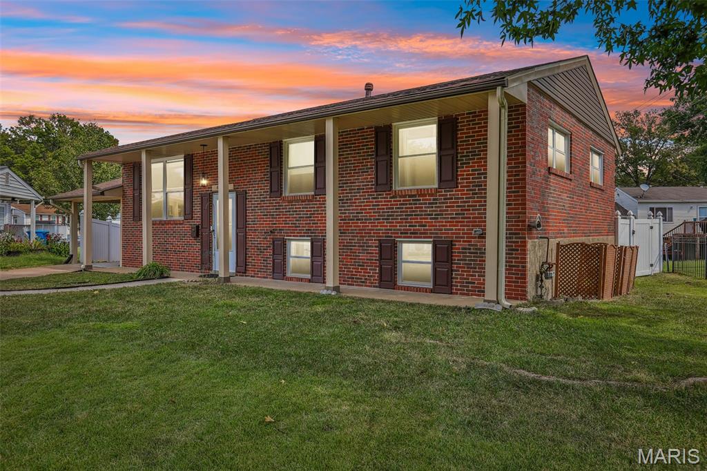 This beautifully updated brick-faced home offers a welcoming curb appeal and a host of thoughtful improvements throughout. Step inside to find wood flooring throughout much of the main level, creating a warm and cohesive feel.
The spacious Living Room, Dining Room, and updated Kitchen flow seamlessly together, creating an inviting central gathering space where you can stay connected with family and guests while preparing meals. The Kitchen features granite countertops and stainless steel appliances, all of which stay with the home.
The main level includes a comfortable primary bedroom with an updated bath, two additional bedrooms, and an updated full bathroom.
Downstairs, the finished lower level adds valuable living space with brand-new flooring throughout the basement. A walkout leads directly to the fully vinyl privacy-fenced backyard, while two additional finished rooms offer flexibility for a family room, home office, hobby space, or guest area. A laundry area and full bathroom complete this versatile level.
Recent updates include newer electrical work and a roof replacement in 2023. With its combination of updates, finished living space, and a private backyard, this home is ready for its next chapter.
Come see all this home has to offer and make it yours!