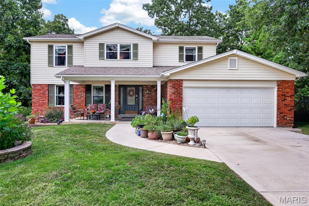 Welcome home to this beautifully maintained residence nestled on a quiet street in the heart of Ellisville! Offering the perfect blend of comfort and functionality, this home features spacious living areas filled with natural light, an inviting floor plan, and plenty of room for everyday living and entertaining. The chef's kitchen with custom cabinets, granite countertops and ample storage opens seamlessly to the main living space, while generously sized bedrooms provide comfort for everyone. Step outside to a screened in porch shaded by trees to enjoy the private backyard —perfect for relaxing, gardening, or hosting family and friends. The walk out finished basement with sleeping area, full bathroom and large recreation room add even more space for entertaining or relaxing. Newer updates include electric vehicle charger in the garage, updated electrical panel, front sidewalk and driveway. Conveniently located near shopping, restaurants, schools, public library and major highways, as well as a neighborhood park and walking trails, this home offers the ideal combination of location and lifestyle. Don’t miss your opportunity to make this Ellisville gem your own!