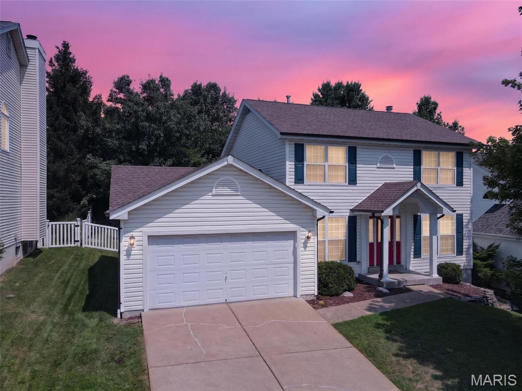 Here it is, the one you’ve been waiting for! Check out this incredible two-story, tucked away perfectly in the heart of Valley Park! From the moment you pull up, you’ll immediately fall in love. Notice the well-manicured front yard and the inviting, tasteful curb appeal as you walk in from the peacefully quiet street. When you step inside, prepare to be amazed. Clean, crisp, and spacious – perfect for spreading out! With dedicated main floor spaces for office and dining, and with a seamless, open-concept flow from the kitchen to the living room, you’ll love how easy this layout makes it to enjoy each other’s company. With cool fall nights right around the corner, imagine how rewarding it will be to host friends and family on the new back patio! Fully fenced-in and backing to common ground, this backyard provides the privacy you need for your very own outdoor oasis. But let’s talk about all the recent upgrades! New roof in 2024. Siding, gutters, exterior doors, and back windows all replaced in 2025. New air conditioner and furnace in 2022; new water heater in 2025. When you move in, you can rest easily knowing so many big-money items have already been taken care of for you – meaning you can focus your time and energy on enjoying life in your new home! And let’s not forget about this amazing location. This house is within short walking distance of Vance Trail Park and local favorite, T.J. Wings. Just a short drive away from the picturesque hiking/biking trails at Castlewood State Park and the Meramec Greenway. Quick access to Highway 141, I-44, I-270, Big Bend, Dougherty Ferry, and Manchester – making it incredibly easy to start your commute or to go out and enjoy some of West County’s best restaurants and attractions. Located in the highly sought-after Parkway School District. Everything about this house is telling you that it needs to be your next home. Don’t miss out on this fantastic opportunity!