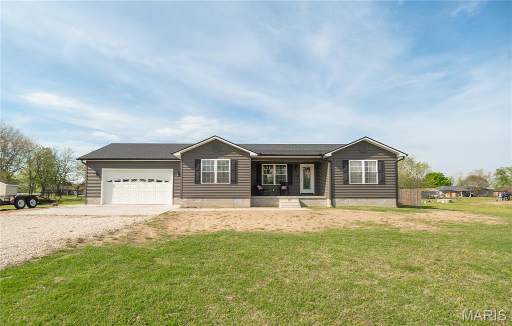 Welcome to this beautifully maintained 3 bedroom, 2 bathroom home in a great location in Sikeston. Built just 2 years ago, this home offers the perfect blend of modern design, quality craftsmanship, and everyday functionality.

As you step inside, you’re welcomed by an open floor plan that creates a seamless flow between the living, dining, and kitchen areas that’s ideal for both entertaining and daily living. The custom kitchen stands out with its stylish cabinetry, ample workspace, and attention to detail, making it the heart of the home.

The primary suite provides a comfortable and private retreat, complete with its own walk-in closet and plenty of space to unwind. Two additional bedrooms and a second full bathroom offer flexibility for family, guests, or a home office setup.

Step outside and you’ll find a huge backyard with endless possibilities. Whether you envision outdoor activities, or simply relaxing in your own space. With its great location close to everyday necessities, this home truly offers convenience without sacrificing comfort.