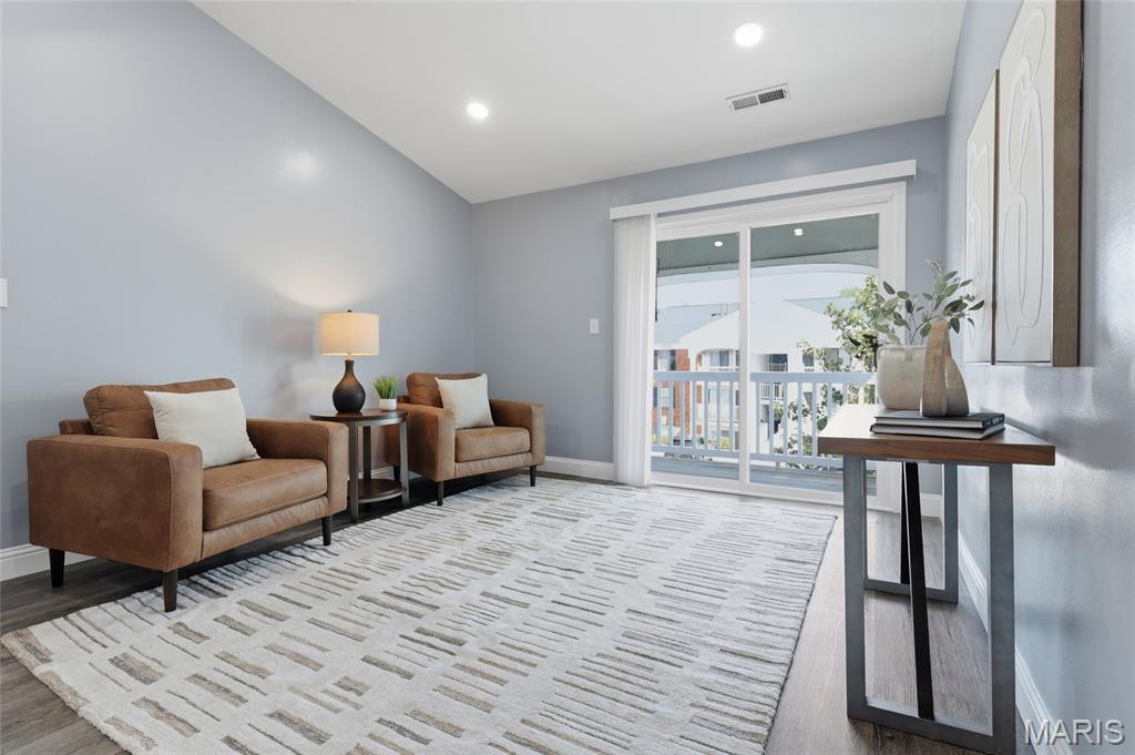 Welcome home to this stunning, fully renovated 2-bedroom, 2-bath condo in the highly desirable Victoria Crossing community. Completely rehabbed from top to bottom, this turnkey residence showcases quality craftsmanship and modern finishes throughout. The beautifully redesigned kitchen features brand-new custom cabinetry, elegant Cambria quartz countertops, a new sink, and all-new stainless-steel appliances, creating a stylish and functional space for everyday living and entertaining. New faucets have been installed throughout the home, complementing the fully updated bathrooms and kitchen. The open-concept floor plan is enhanced by vaulted ceilings, brand-new flooring throughout, fresh designer paint, and all-new lighting fixtures. A new sliding glass door fills the living space with natural light and leads to a private covered deck with additional storage. The spacious primary suite offers a walk-in closet and a completely remodeled private bath. Additional improvements include a new water heater, new in-unit washer and dryer, and a newer HVAC system, providing peace of mind and energy efficiency. Residents enjoy maintenance-free living with access to community amenities including a swimming pool, tennis courts, and beautifully maintained common grounds. Conveniently located in the award-winning Rockwood School District and just minutes from shopping, dining, parks, and major highways. This unit has a deeded covered parking spot. Welcome Home!