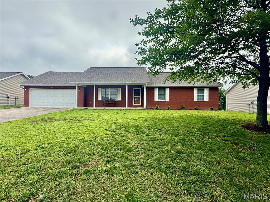 Looking for a move-in ready home in the Alma Schrader school district? This home MUST be on your list! It is an immaculate, one-owner home built in 2004 and lovingly maintained in exceptional condition. This Cape Girardeau home offers 3 bedrooms, 3 full bathrooms, and a 2-car attached garage with extra space at the end of one bay—perfect for lawn equipment, tools, hobbies, or even a small boat. The spacious primary suite features a private ensuite bathroom, while the main-level second bathroom offers the convenience of double sinks. Storage is abundant throughout the home, with closets seemingly around every corner to help keep life organized. All three bedrooms feature generously sized walk-in closets, providing exceptional storage space rarely found in homes of this size. The main floor carpets have been cleaned and the walls have been freshly painted, creating a bright and inviting atmosphere. Sellers are also completing additional updates prior to closing, including refinishing the dining room hardwood floor and applying a fresh coat of paint to the rear deck. The walk-out lower level has 1,595 sq ft unfinished area, offering outstanding flexibility and storage. This large unfinished area with vinyl flooring provides a blank canvas for future expansion, whether you envision a family room, home gym, recreation space, hobby area, home school, workshop, or additional living quarters. A spacious sleeping area with an exterior door and window could easily be converted into a bedroom. The lower level also features three workbenches, abundant storage space including convenient under-stair storage, and a pool table that will remain with the home for the new owner to enjoy with an acceptable offer. Outside, enjoy an established neighborhood setting where sellers report a strong sense of community and neighbors who are friendly, supportive, and welcoming. Conveniently located within the Alma Schrader Elementary School area, this exceptionally well-maintained home combines pride of ownership, flexible living space, abundant storage, room to grow, and a desirable Cape Girardeau location. Schedule your showing beginning June 1 and discover all the possibilities this beautiful home has to offer!