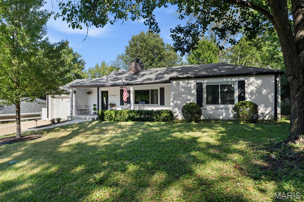 Affordable charm in Warson Woods! This darling three-bedroom, two-bath cottage is the
perfect place to call home. The light-filled, open-concept floor plan features a cozy gas-burning
fireplace, creating a warm and inviting gathering space. The spacious kitchen offers plenty of
room to prepare memorable meals and entertain family and friends.
The home includes a private primary suite with a full bath and walk-in closet, plus two additional
bedrooms that share a convenient hall bath. Outside, enjoy a level, fenced backyard with a
patio—perfect for entertaining, relaxing, or enjoying the outdoors. Start your mornings with a
cup of coffee on the charming covered front porch.
Comfortable, inviting, and full of charm—this Warson Woods cottage is ready to welcome
you home!
Fabulous possibility as a rental! Please note, no basement. :)