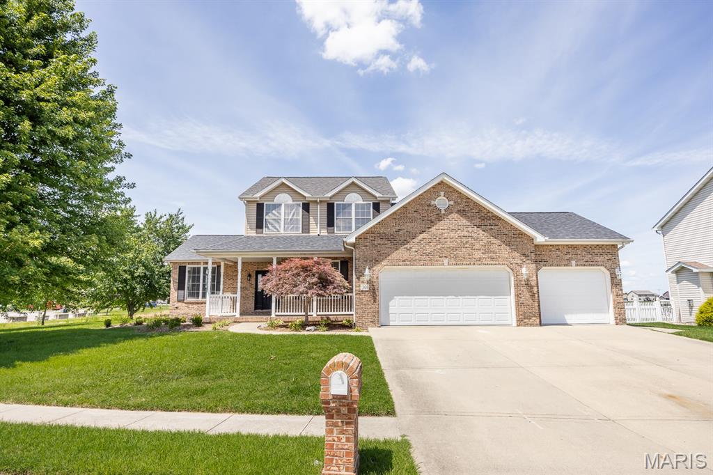 Welcome home to this beautifully renovated and expandable 4-bedroom, 3.5-bath home offering approximately 3,000 square feet of total living area in Mascoutah. Thoughtfully updated by the current owner, this turnkey property features a private master suite on the main level and offers excellent room to grow.
The main-level master ensuite boasts a luxurious private bath with a separate shower, corner tub, dual sinks, and large walk-in closets. Upstairs you will find three additional bedrooms that share a generous full  bath. The fully refinished basement provides flexible living space, a  possible 5th bedroom, and an additional full bath. With an existing egress window already in place, the lower level is ready for easy conversion into a fifth bedroom—perfect for a growing family, guests, or multi-generational living.
This home has been lovingly maintained with numerous major updates including a new roof, new HVAC system, new water heater, new appliances, new toilets, a new deck, fresh landscaping, and a complete basement remodel. Move-in ready today with plenty of room to expand tomorrow, this is an exceptional opportunity in a convenient location. Schedule your private showing today!