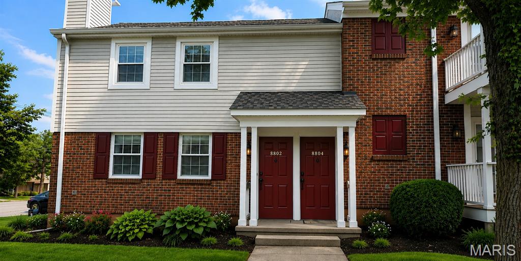 Vaulted ceilings, a wood-burning fireplace, and one of the largest two-bedroom floor plans in Brentwood Forest! This upper-level end unit offers an oversized great room filled with natural light, updated windows, abundant storage, a dedicated laundry - utility room, and an updated bath. The spacious kitchen includes a pantry and all appliances stay. Enjoy Brentwood Forest's resort-style amenities including pools, tennis courts, walking trails, and lakes all just minutes from The Boulevard, shopping, dining, and major highways. Rarely does a condo with this much space, storage, and character become available