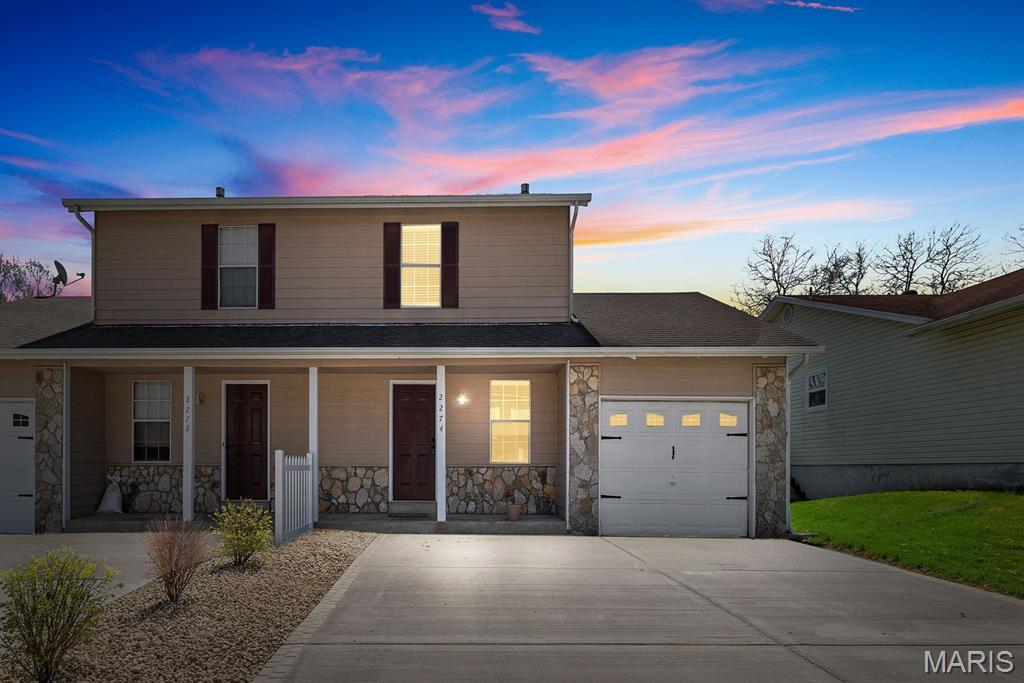 Welcome Home! Fabulous Location 3 Levels including Walk Out Basement w/ Plenty of Storage Area. Oversized deep garage. NEW & Well Adorned, Paint & Flooring.  You will delight in the nice sized eat in kitchen as well as roomy Primary bedroom. New photos coming reflecting Kitchen New Countertop, New Sharp Backsplash, Black & Stainless Appliances, New White 5" Base Trim, Bedroom Carpet Just Replaced w Sharp New Vinyl Plank, White 6 Panel Doors.  This nice home has a private level rear yard backing to tree line. Situated on quiet street with no thru traffic. Located adjacent to Popular 78 acre Wapplehorst Water Park including incredible Theme Park Swimming Pool, Soccer Fields and 4 Softball Diamonds, Sand Volleyball, Covered Pavilion, Bike Trail, Shelters. Great for relaxing walks or runs, Tennis Court, Water Pond & Fishing Lake with fountain, Wild Flower Area….all very relaxing recreational opportunities. . Perfectly situated between Page Ext, 94 & 70. Close to Car Washes, Schools and Hardware Stores, Restaurants and all the amenities. Good Rental History Required. Security Deposit $1,800 and Pets Considered w Pet Deposit and add'l RENT. Hurry, this one never lasts long!