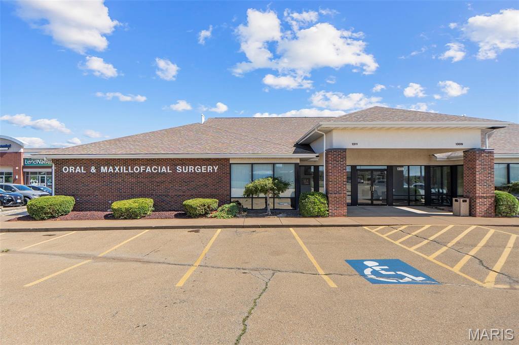 Location, Location, Location! Located just off the Maple Street exit of Hwy 67, this turn-key dental office could easily transition to  any other medical offices or suit a multitude of needs. Business next door is a pediatrics office and shares a common entry vestibule and break room. 1311 Maple Street has over 3,800 sf of office space and nearly 1,300 sf of shared office space with 2 large offices, 6 exam rooms, waiting room, reception desk, file room and  3 restrooms of its own.  Large parking lot, highly visible signage near all of the new commercial growth  make this is an excellent opportunity to own something in the heart of it all. Currently vacant, this building is just waiting for open for your business!