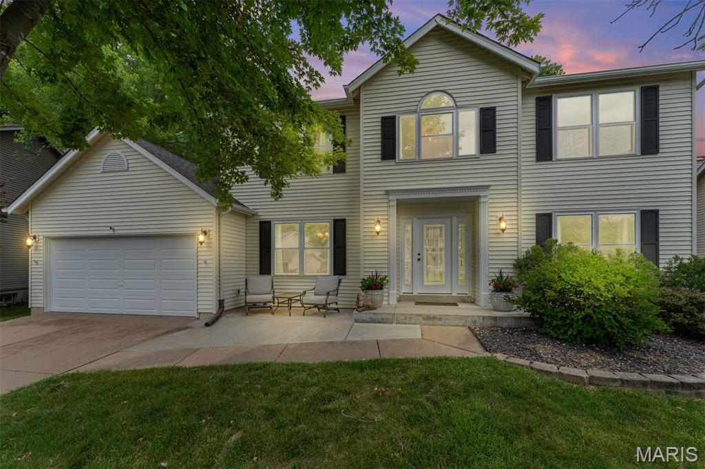 Welcome to this stylish 4-bedroom, 2.5-bath home offering over 2,500 square feet of living space and a layout designed for today's lifestyle. A formal dining room and private office greet you at the entry, creating a warm and inviting first impression. The spacious family room features a cozy gas fireplace and a wall of windows that fills the home with natural light while showcasing the open flow into the kitchen. Perfect for entertaining, the kitchen boasts granite countertops, painted cabinetry, ample workspace, and a functional layout for everyday living. Luxury vinyl plank flooring extends throughout the main level, adding both style and durability. A generous mudroom with main-floor laundry and a convenient half bath complete the first floor. Upstairs, the expansive primary suite offers a walk-in closet and a beautifully renovated ensuite bath featuring a separate shower. Three additional bedrooms and a second full bath provide plenty of space for family, guests, or work-from-home flexibility. The unfinished lower level offers endless possibilities for future expansion and customization. An oversized two-car garage provides abundant storage and functionality. Step outside to your private patio, the perfect spot for relaxing or entertaining all summer long.
Don't miss this incredible opportunity to own a move-in-ready home with space, style, and modern updates throughout. Schedule your private showing today!
